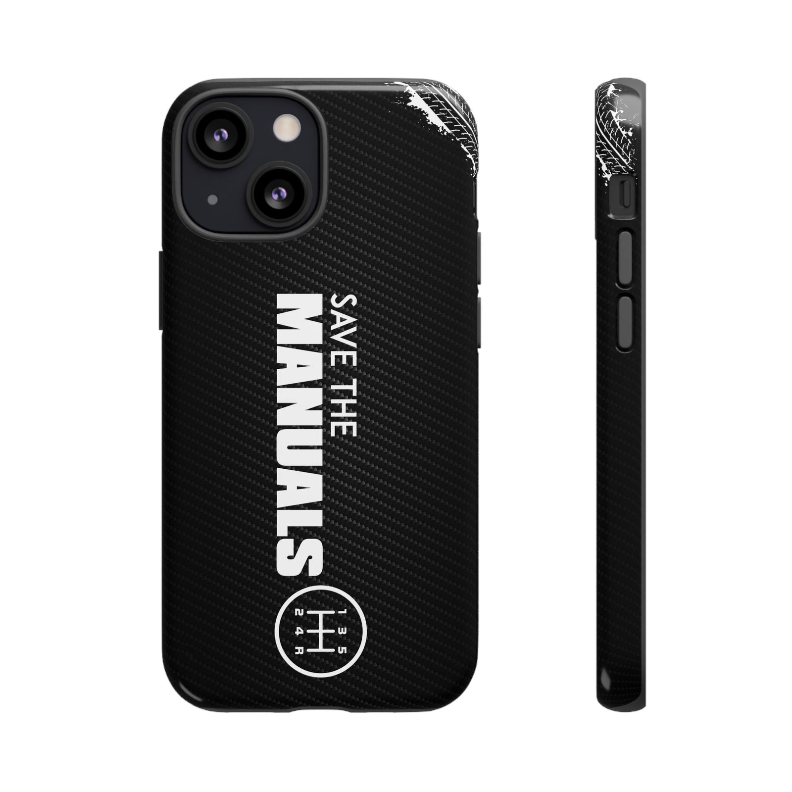 Save The Manuals Tough Phone Case | Manual Transmission Car Guy Gift