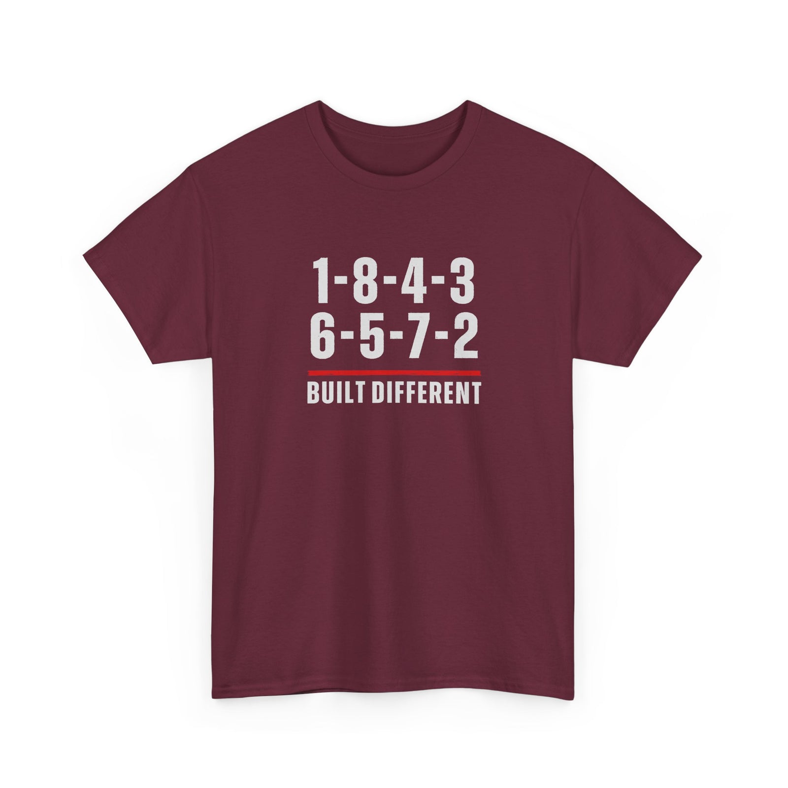 Built Different V8 Firing Order Graphic T-Shirt