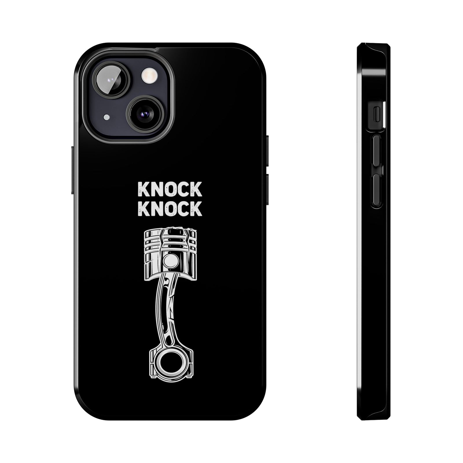 Knock Knock Broken Piston Phone Case t-shirt - unique gift for car lovers