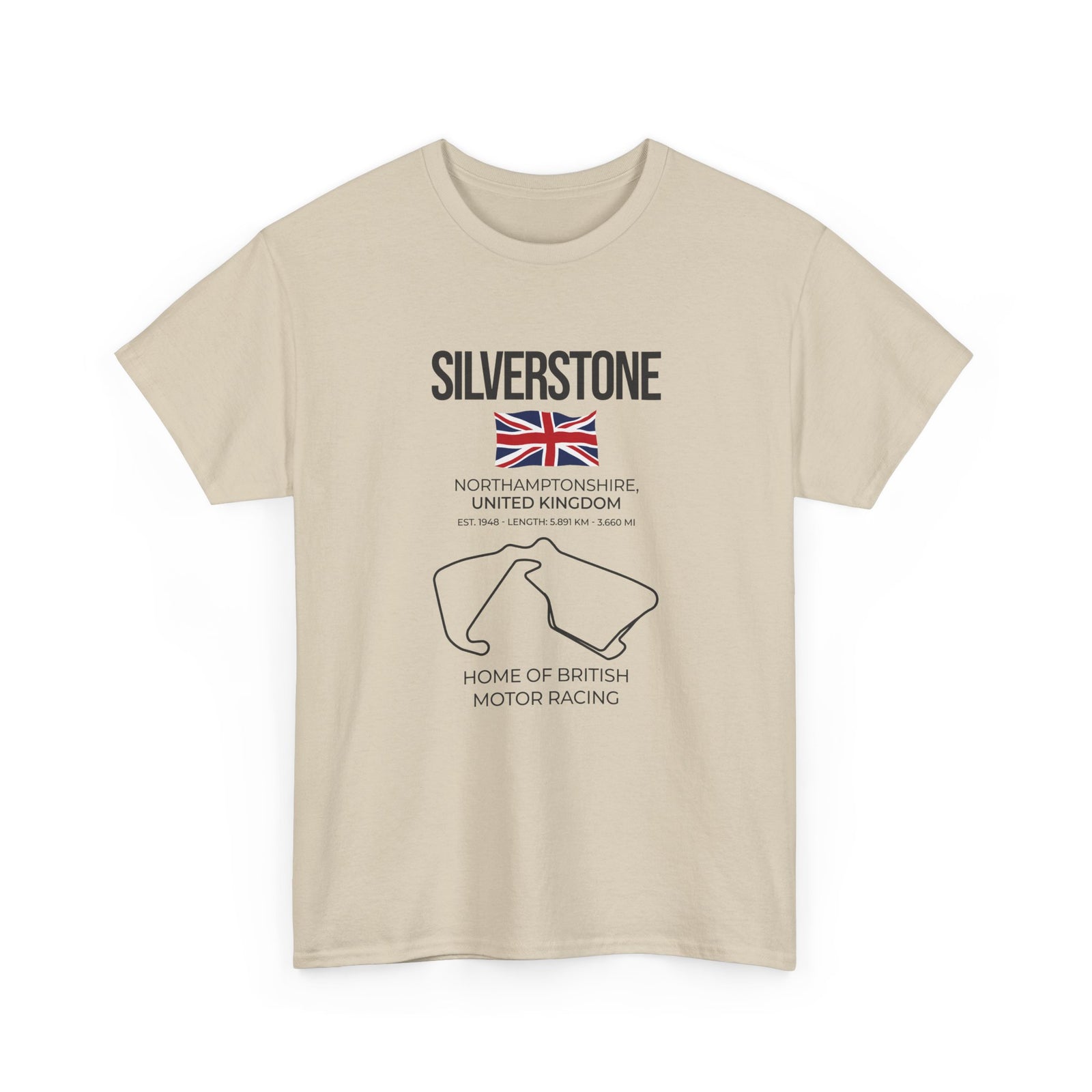 Silverstone Race Track T-Shirt | British Grand Prix Circuit Motorsport Tee