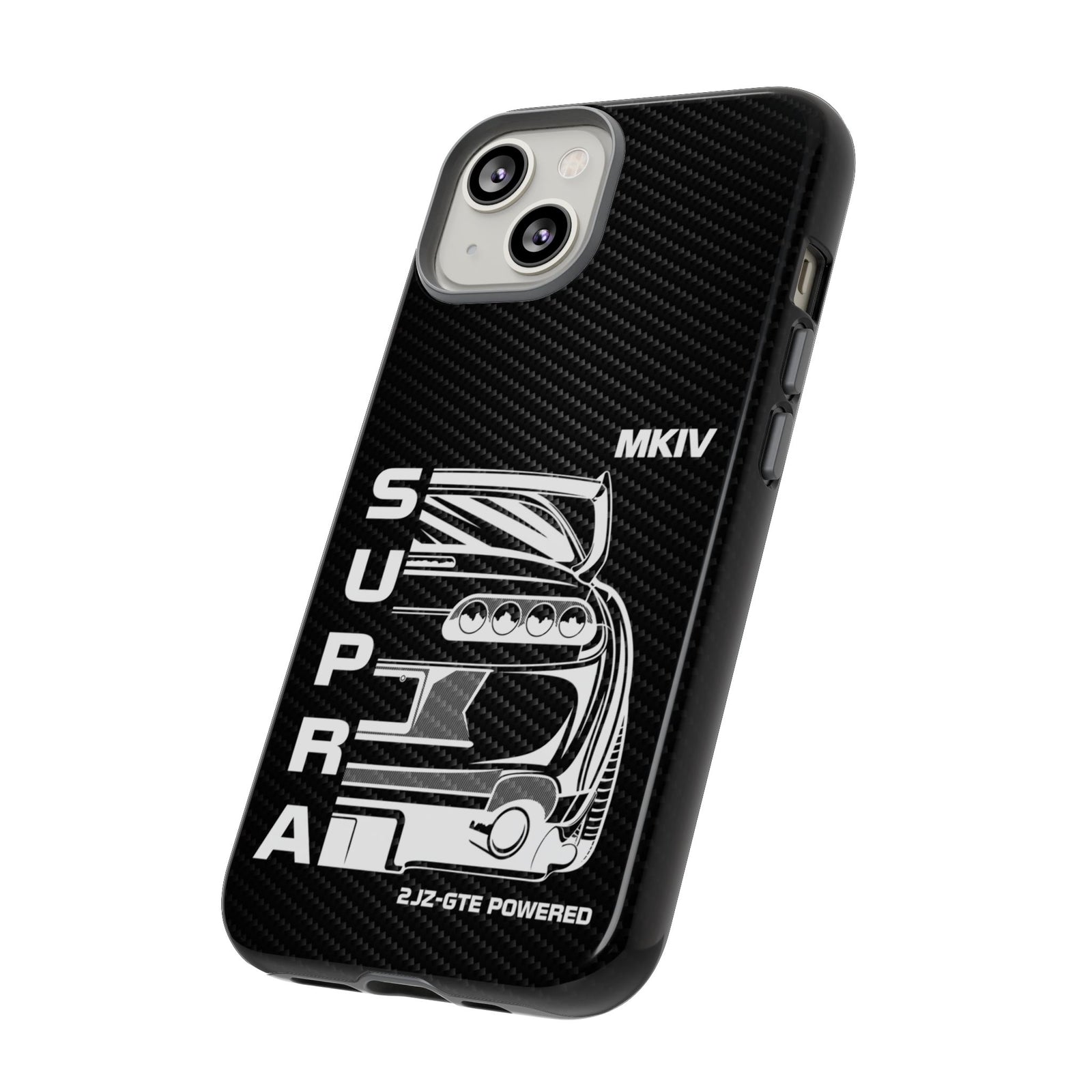 JDM Back View Tough Phone Case - iPhone 14, glossy, side view