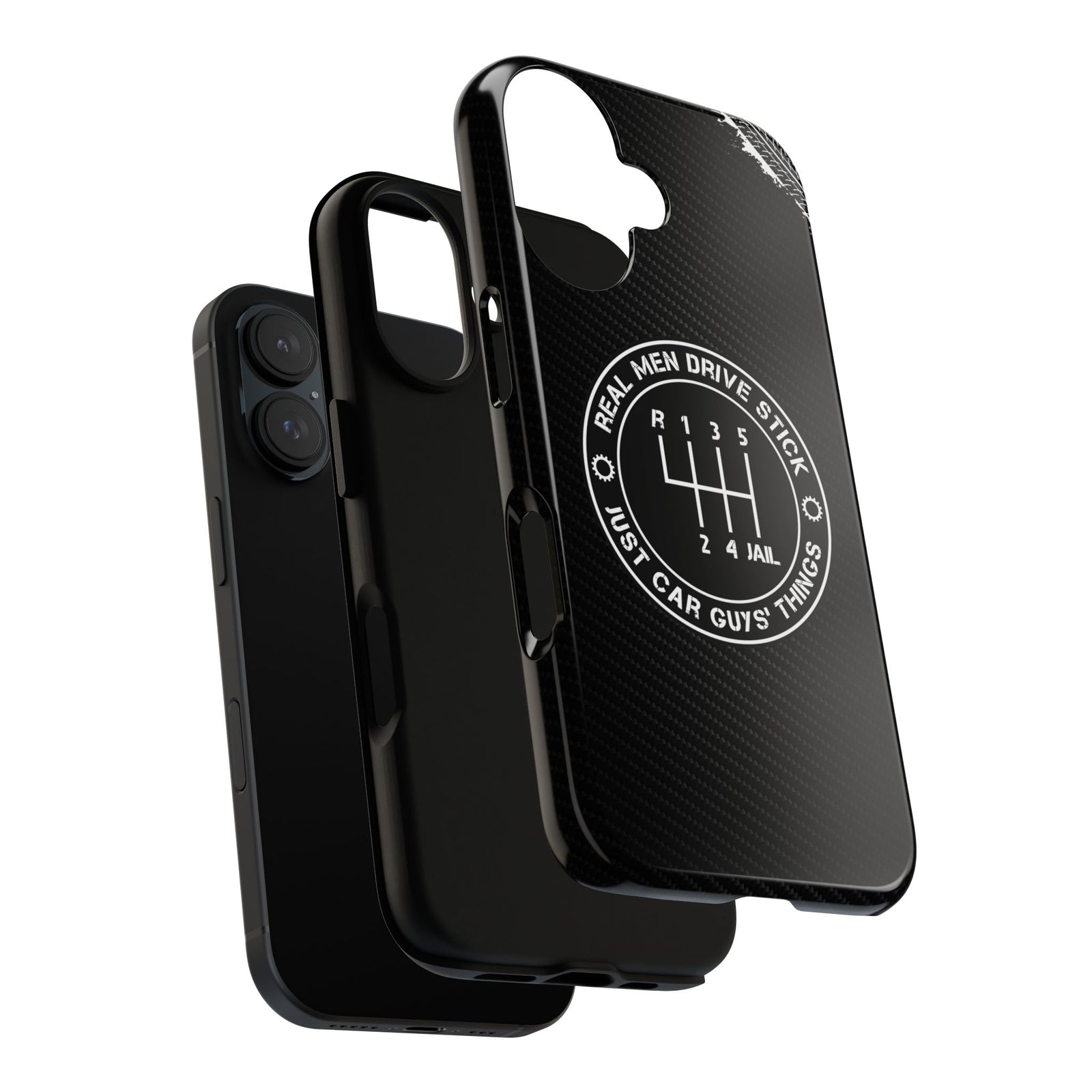 Real Men Drive Stick Manual Transmission Tough Phone Case | Car Guy Gift