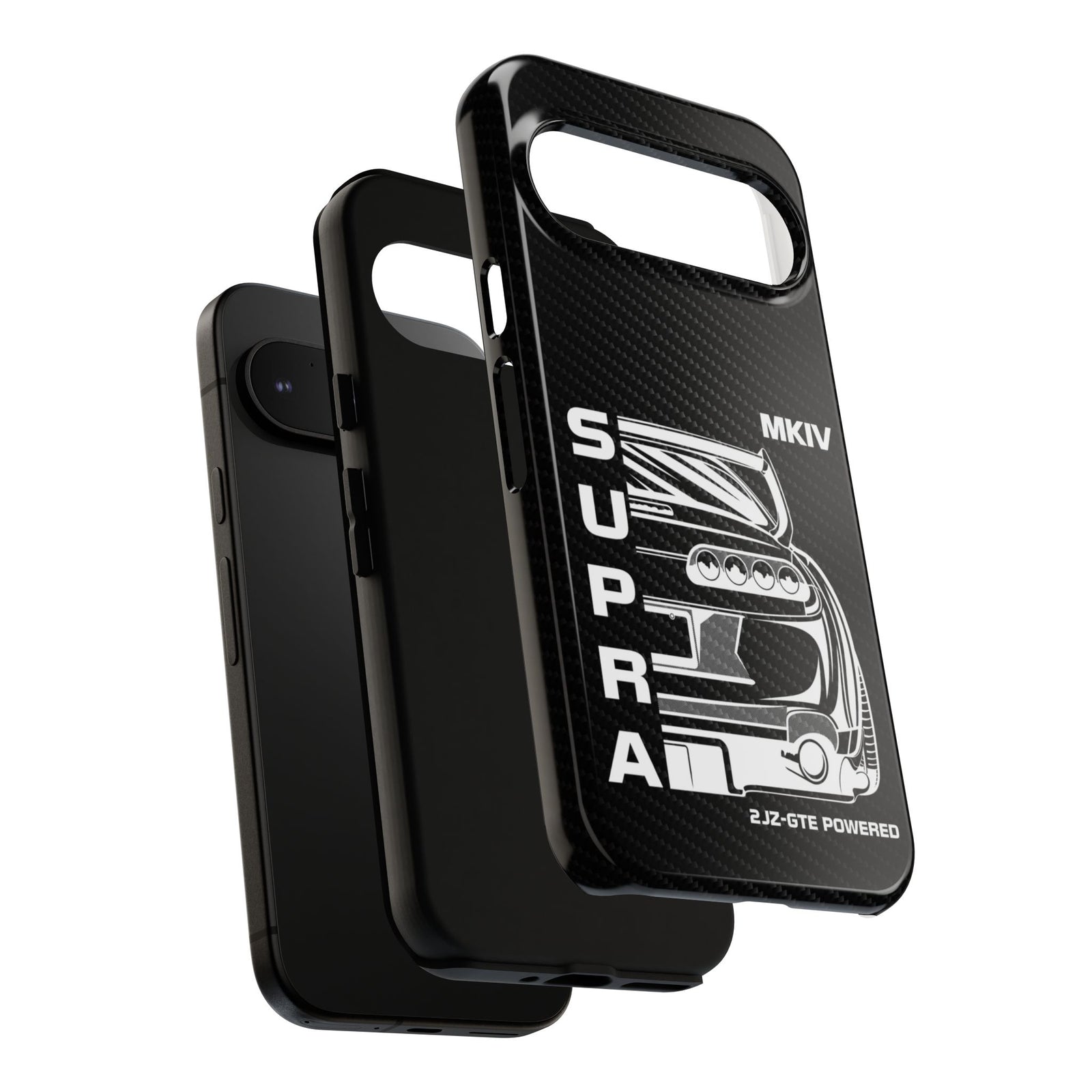 JDM Back View Tough Phone Case - Google Pixel 9, glossy, dual-layer protection
