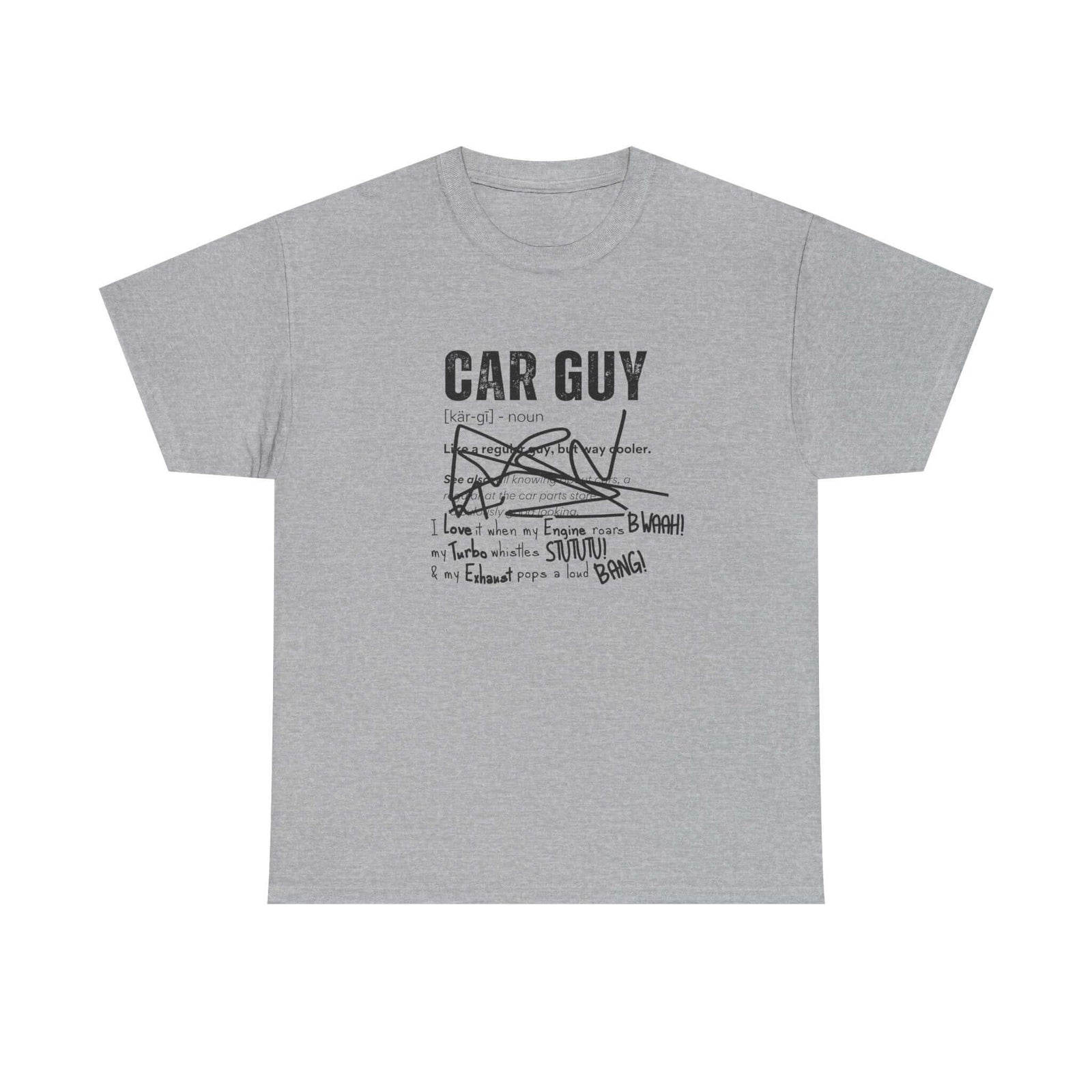 Funny car guy t-shirt - definition tee for car enthusiasts