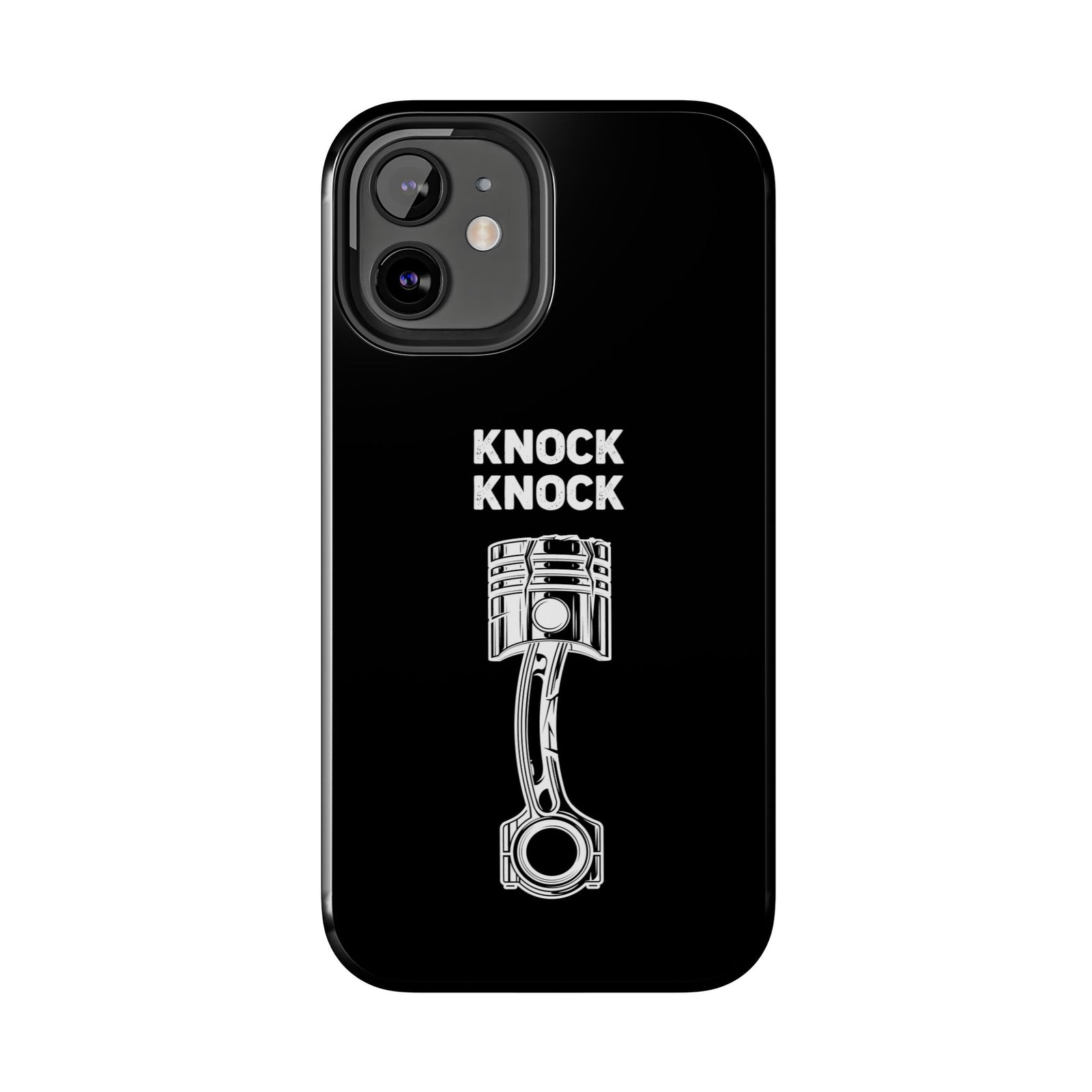 Knock Knock Broken Piston Phone Case | Funny Mechanic Car Guy Gift