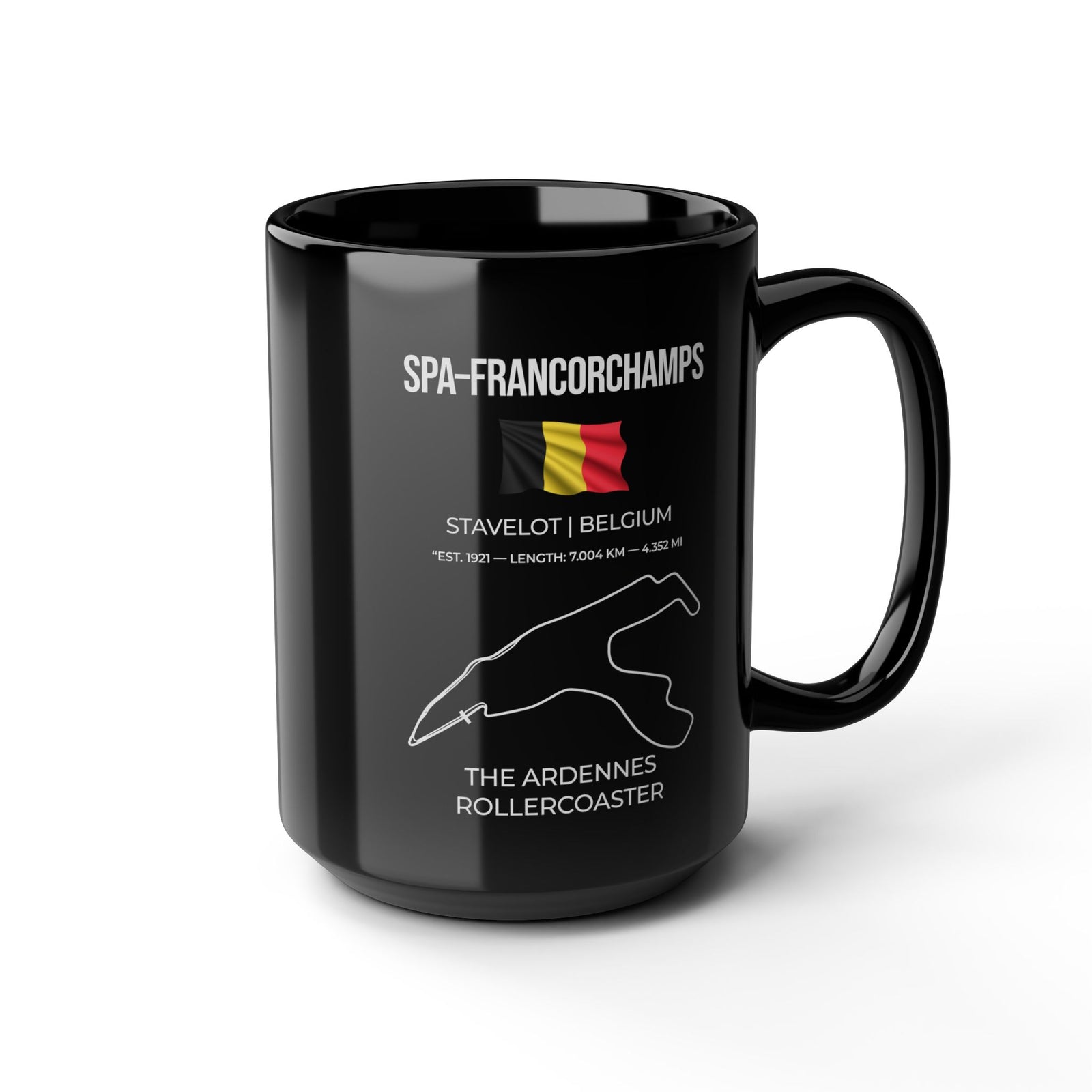 Spa-Francorchamps F1 Racing Track Mug coffee mug - funny car guy gift