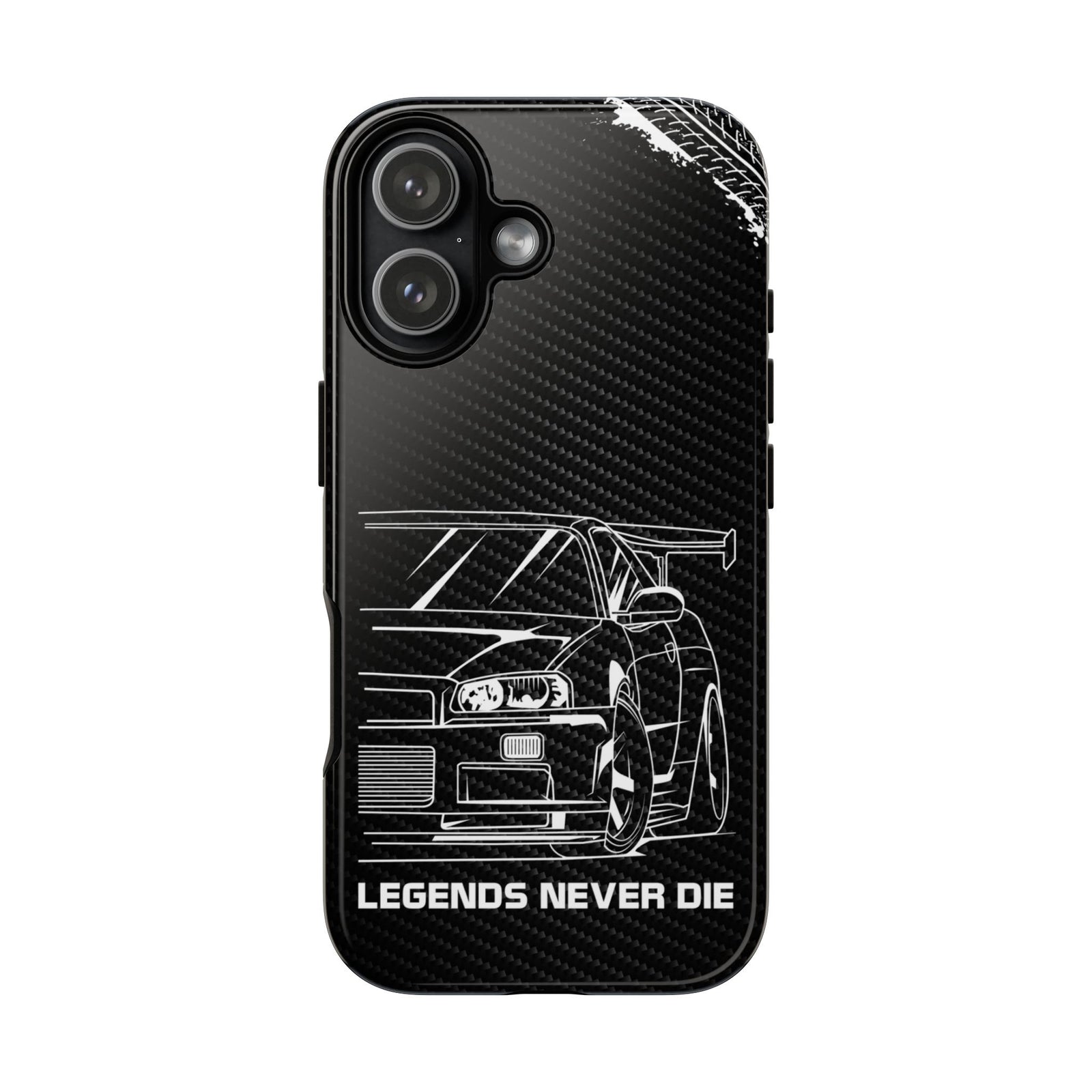 JDM Legends Never Die Tough Phone Case - iPhone 17, glossy, front view
