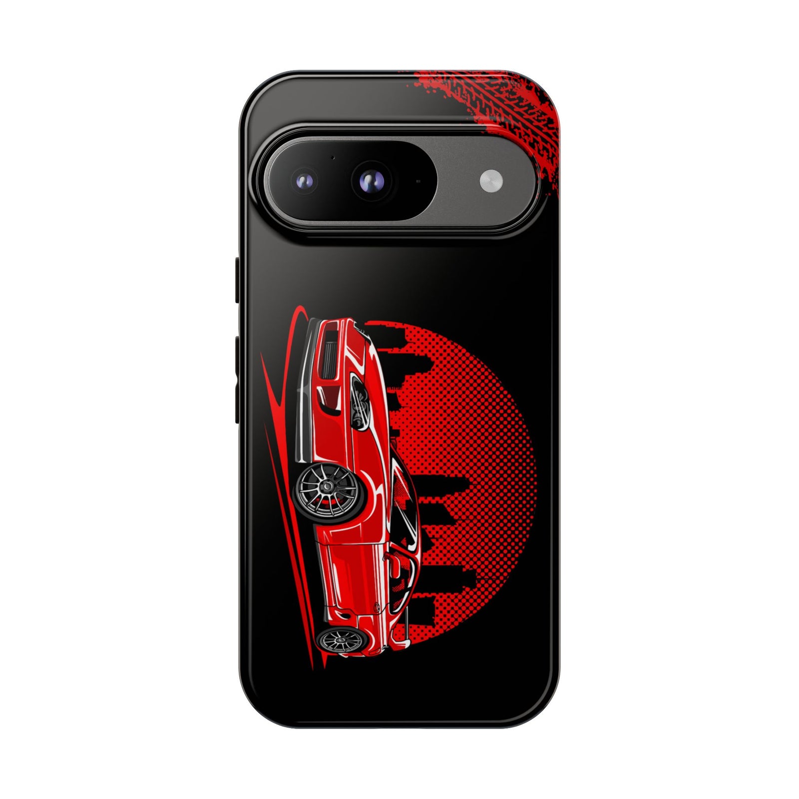 MKIV A80 Supra 2JZ Red City Tough Phone Case | JDM Car Guy Gift