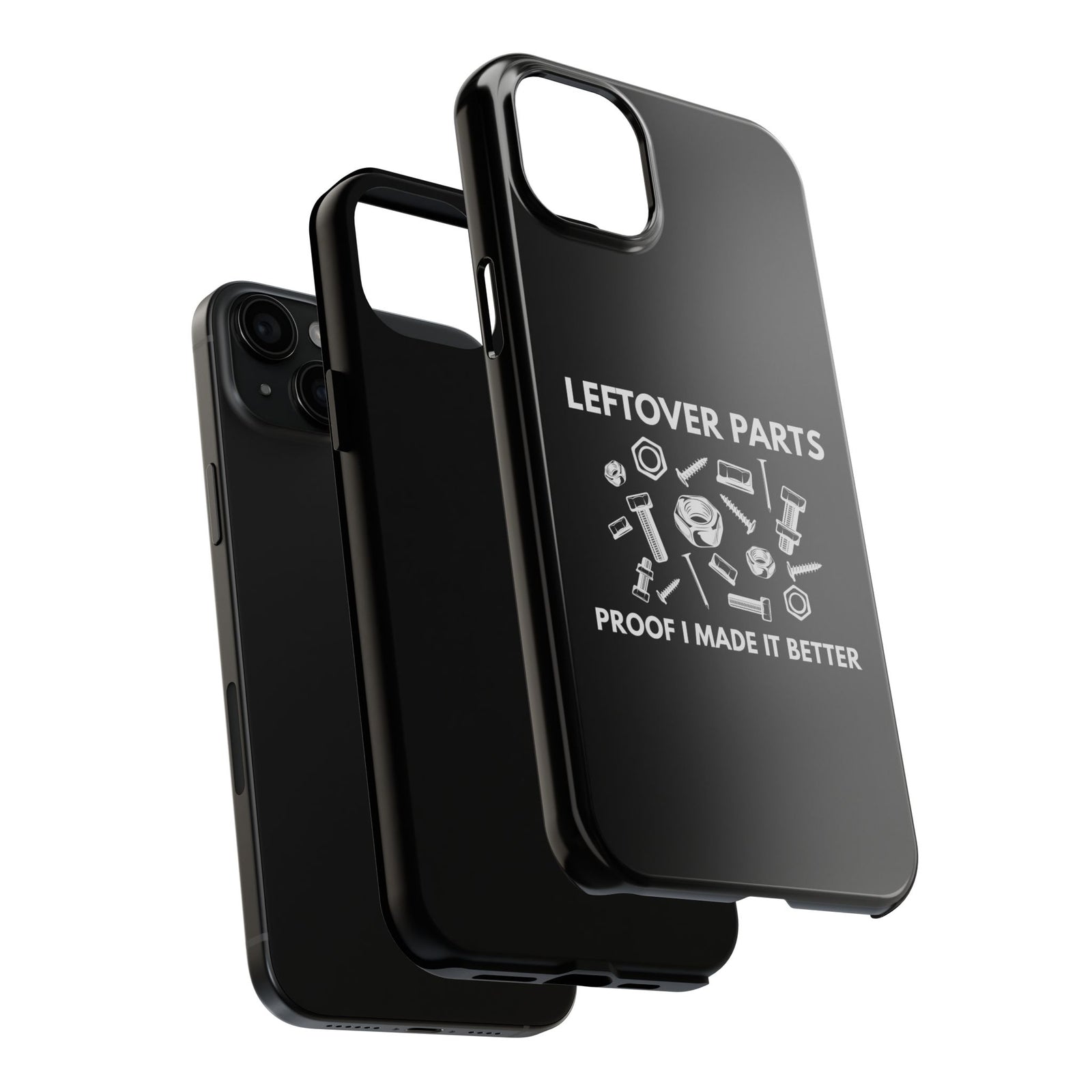 Leftover Parts Phone Case | Funny Mechanic & Handyman Dad Gift