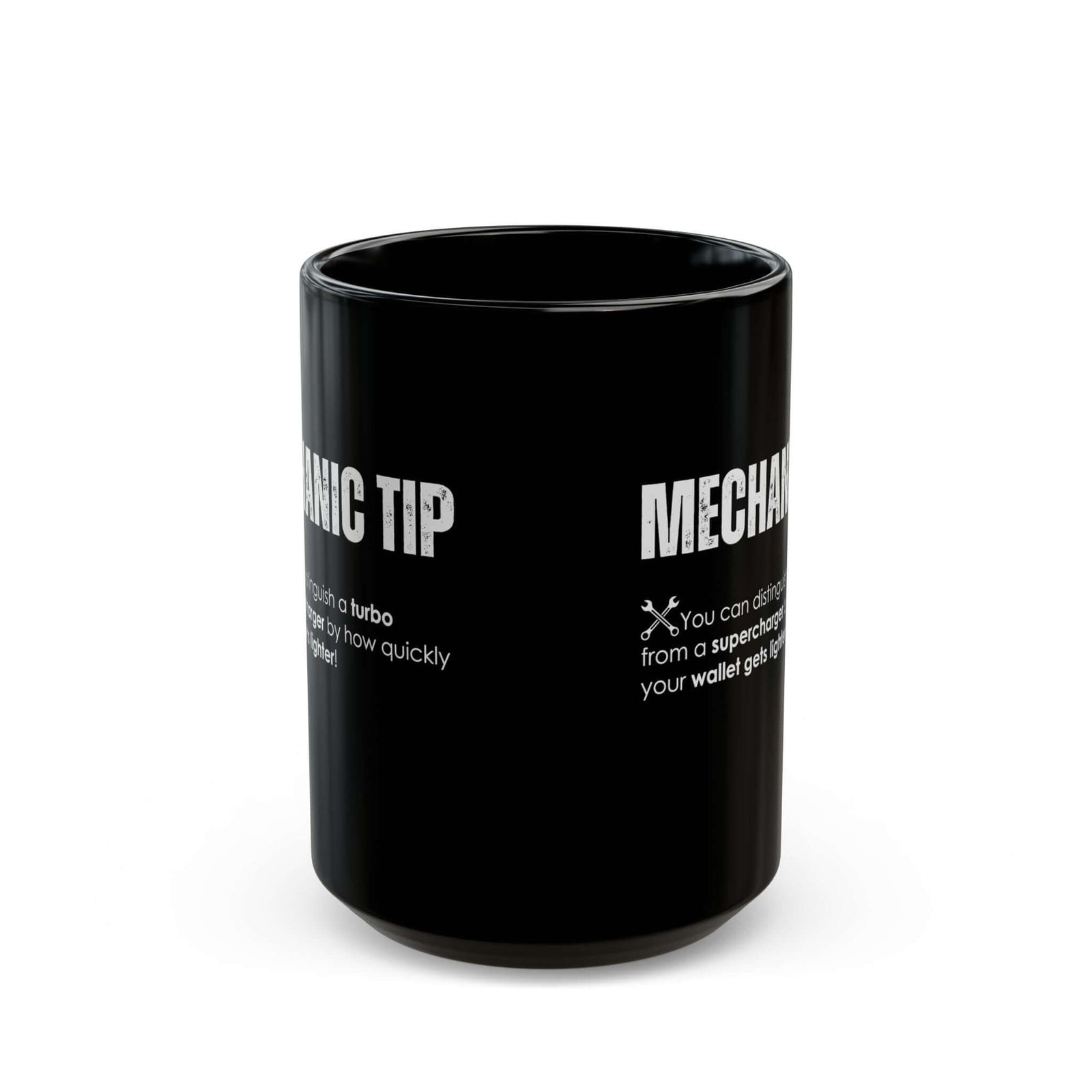 Turbo vs Supercharger Coffee Mug coffee cup - gearhead gift idea