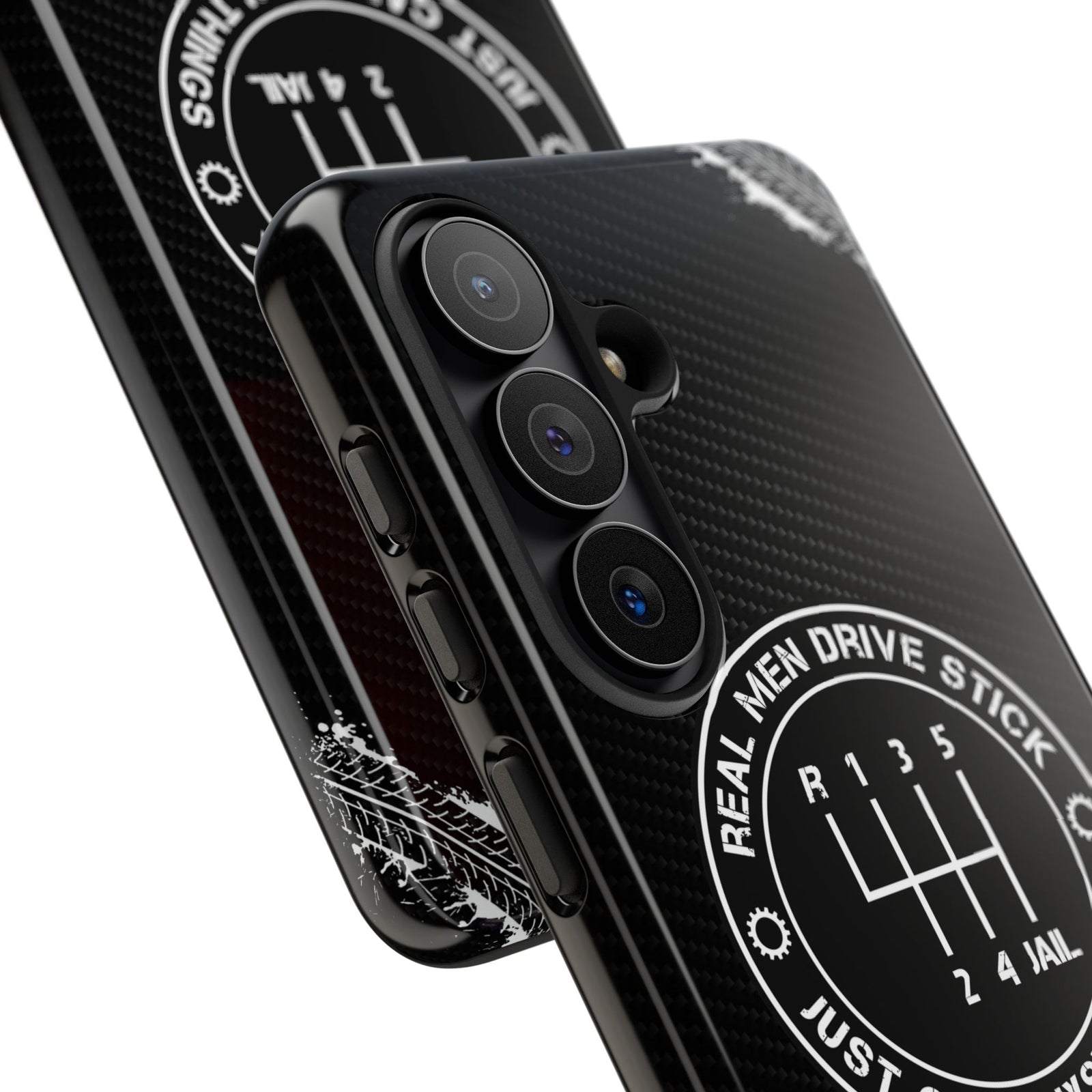 Real Men Drive Stick Manual Transmission Tough Phone Case | Car Guy Gift