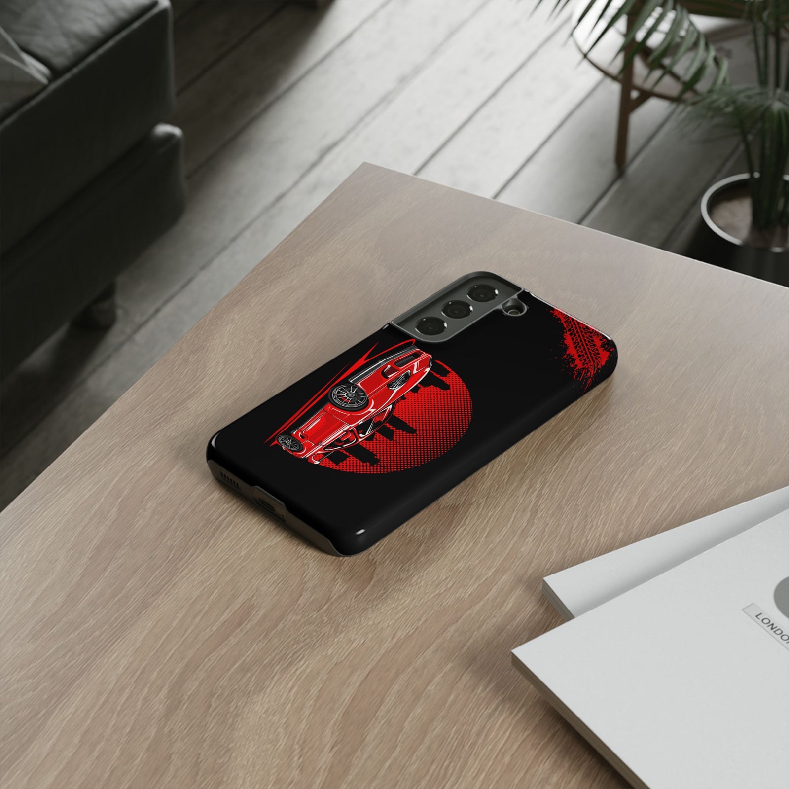 MKIV A80 Supra 2JZ Red City Tough Phone Case | JDM Car Guy Gift