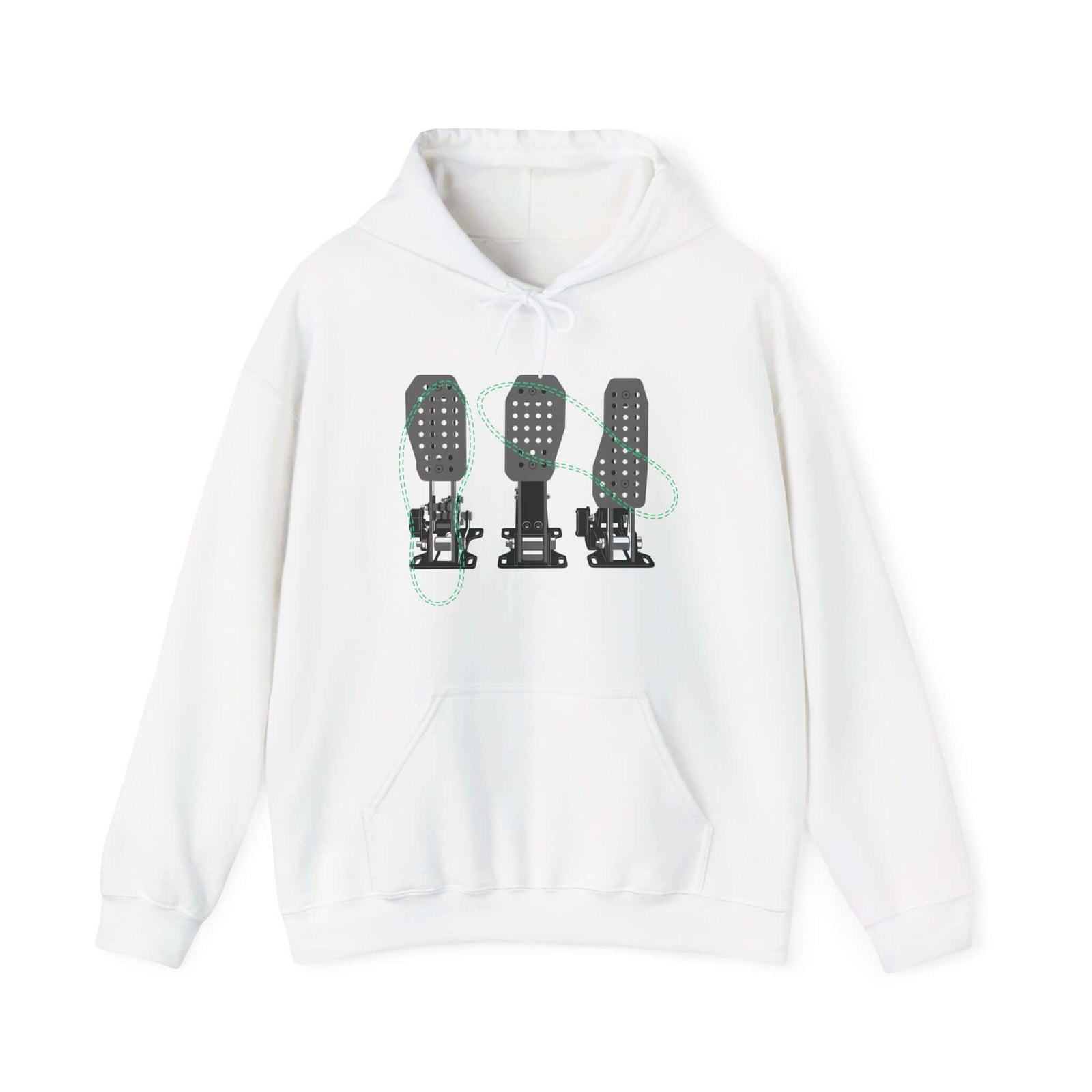 Racing Pedals hoodie - sim racing car enthusiast gift