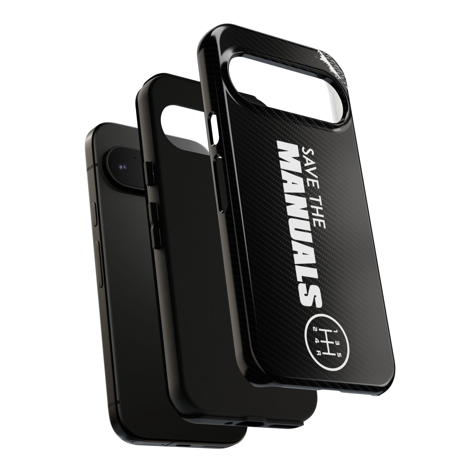 Save The Manuals Tough Phone Case | Manual Transmission Car Guy Gift