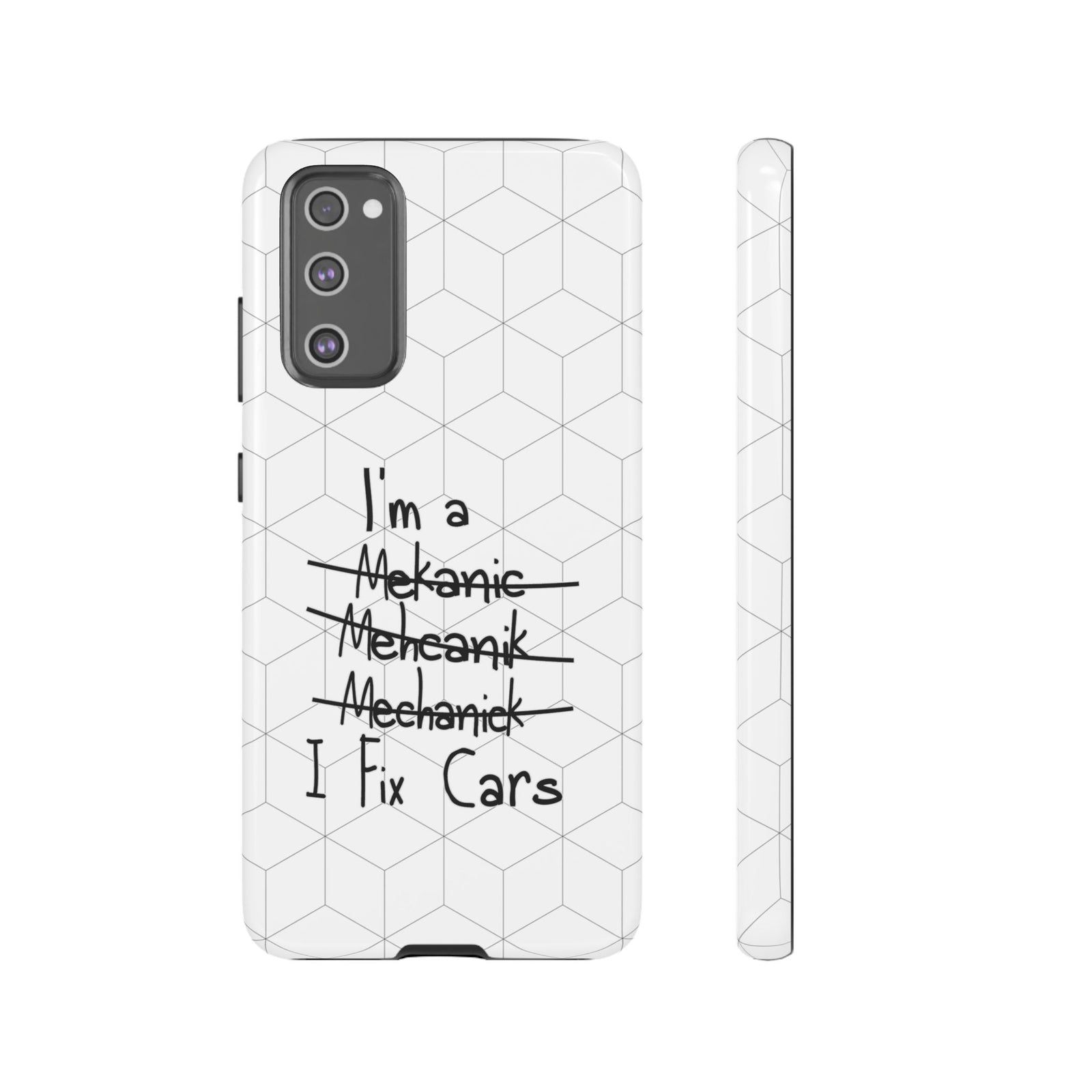 Mechanic I Fix Cars Funny Tough Phone Case | Car Guy Gift