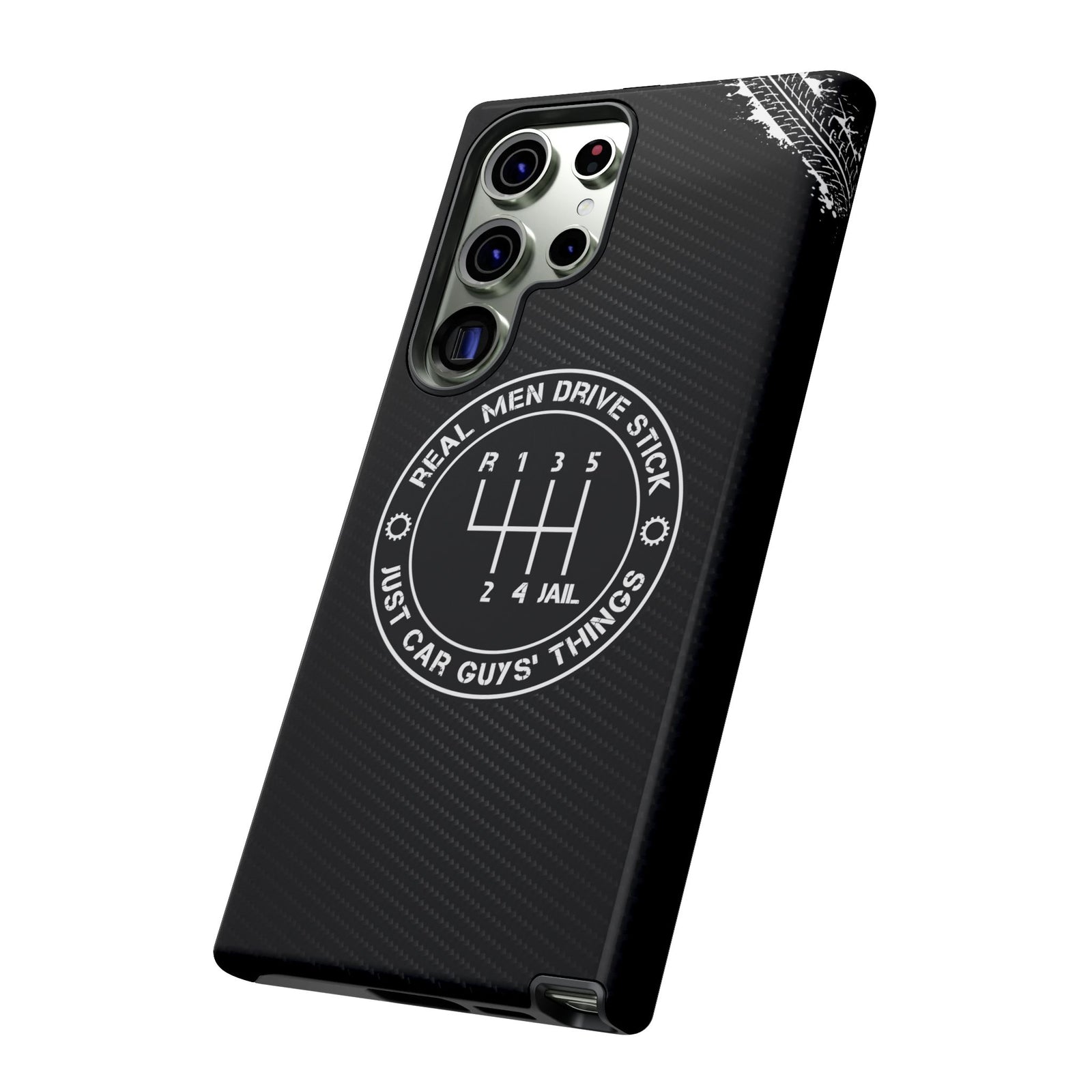 Real Men Drive Stick Manual Transmission Tough Phone Case | Car Guy Gift