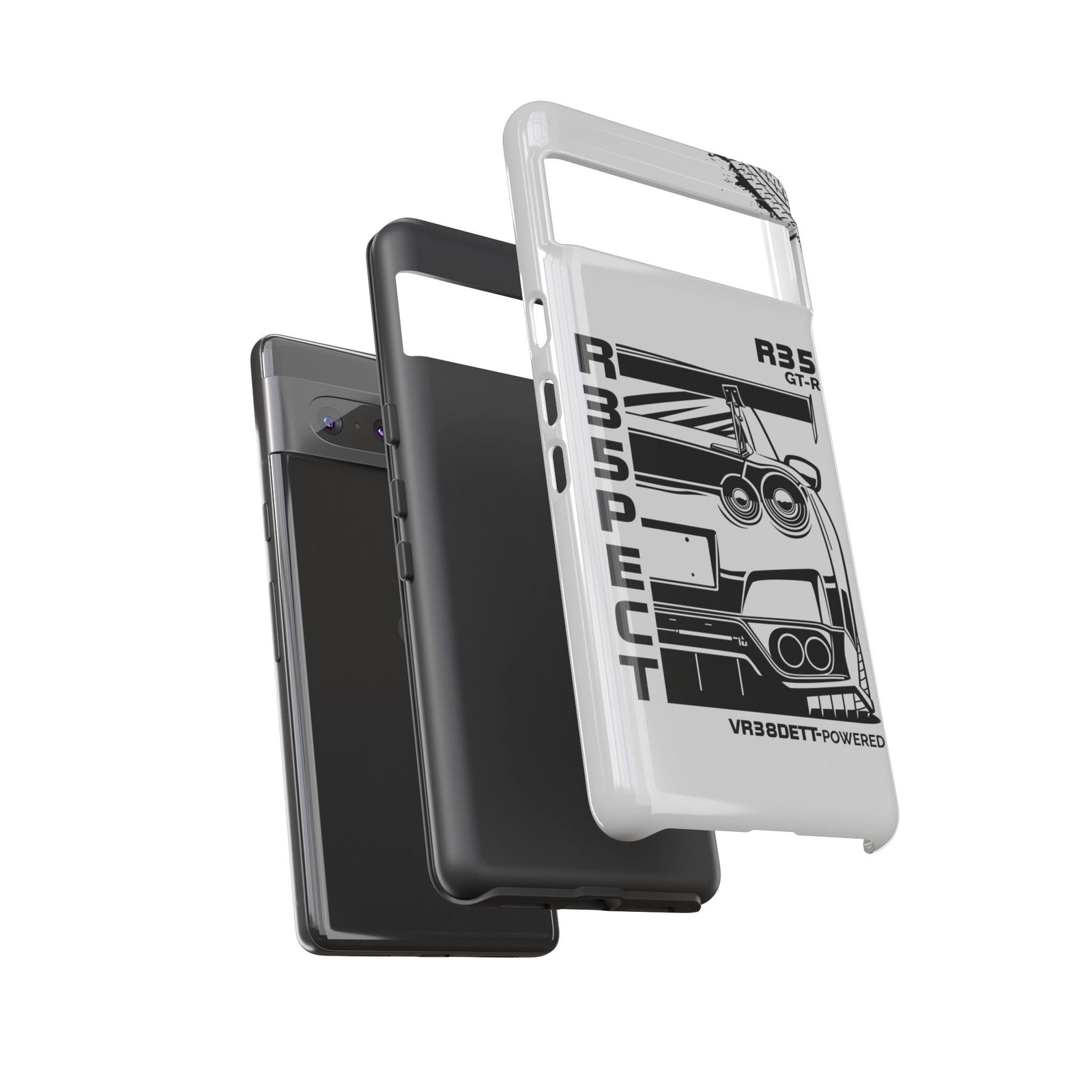 JDM Front View Tough Phone Case - Samsung Galaxy S26 Ultra, glossy, camera cutout close-up
