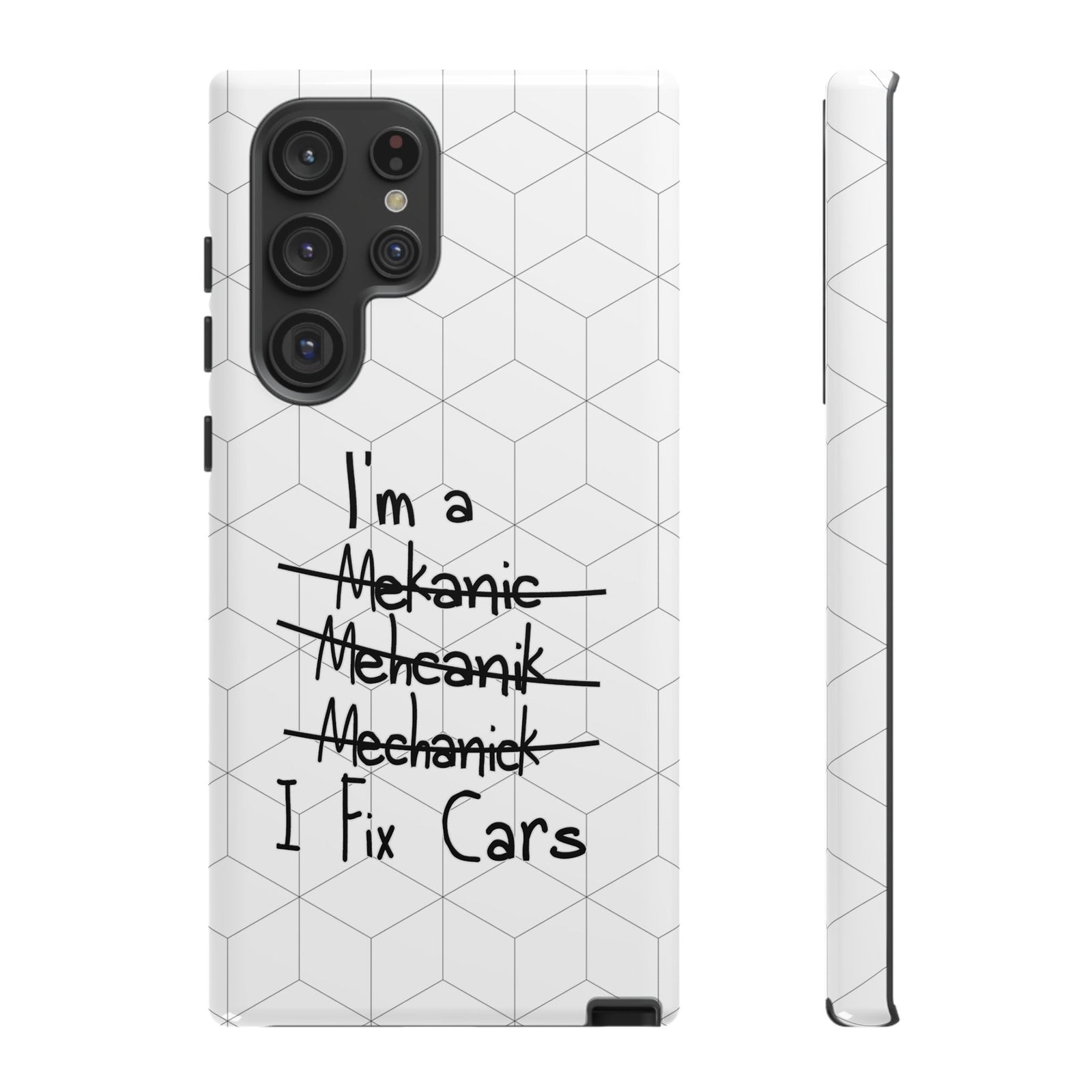 Mechanic I Fix Cars Funny Tough Phone Case | Car Guy Gift