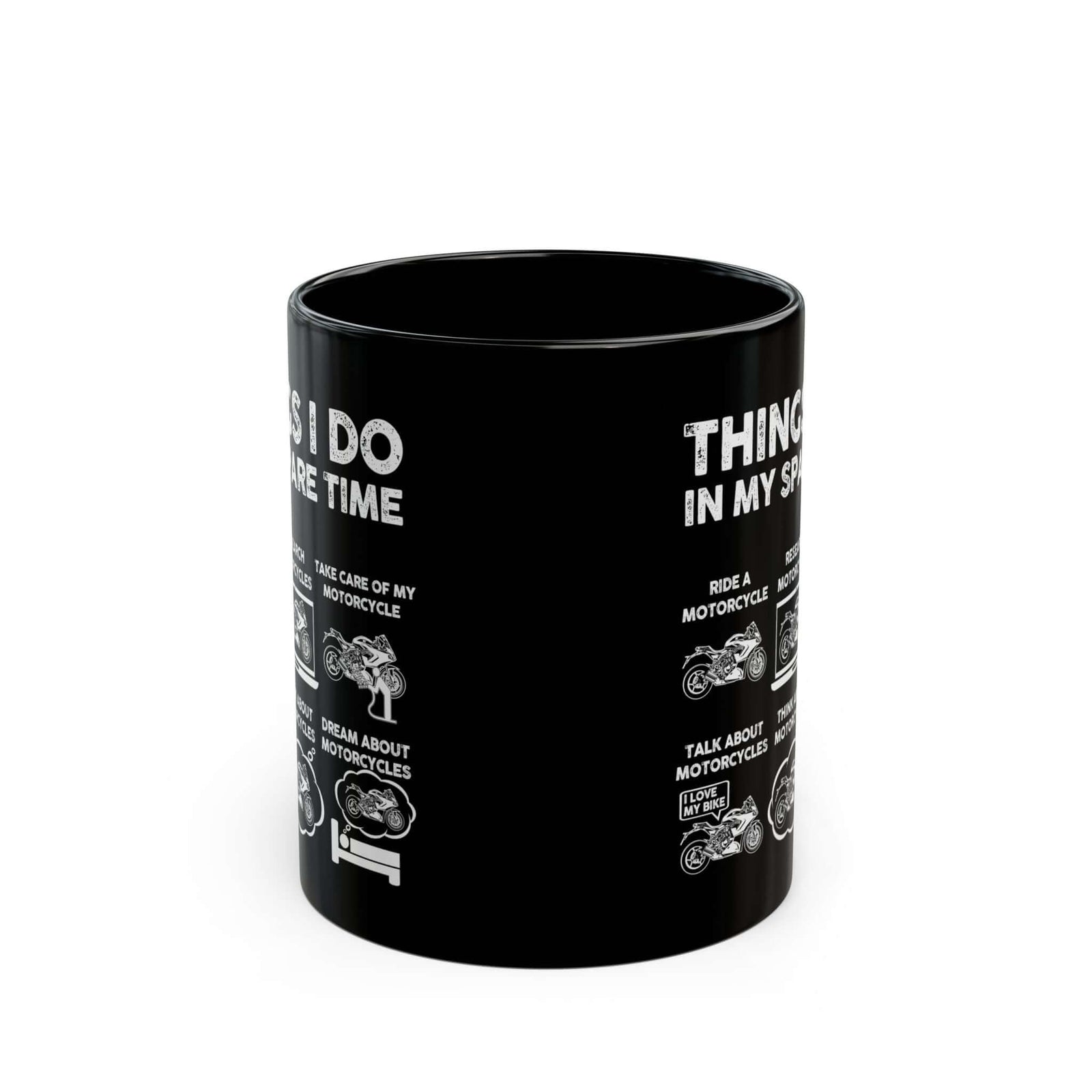 Things I Do in My Spare Time Sportsbike Mug mug - car enthusiast gift