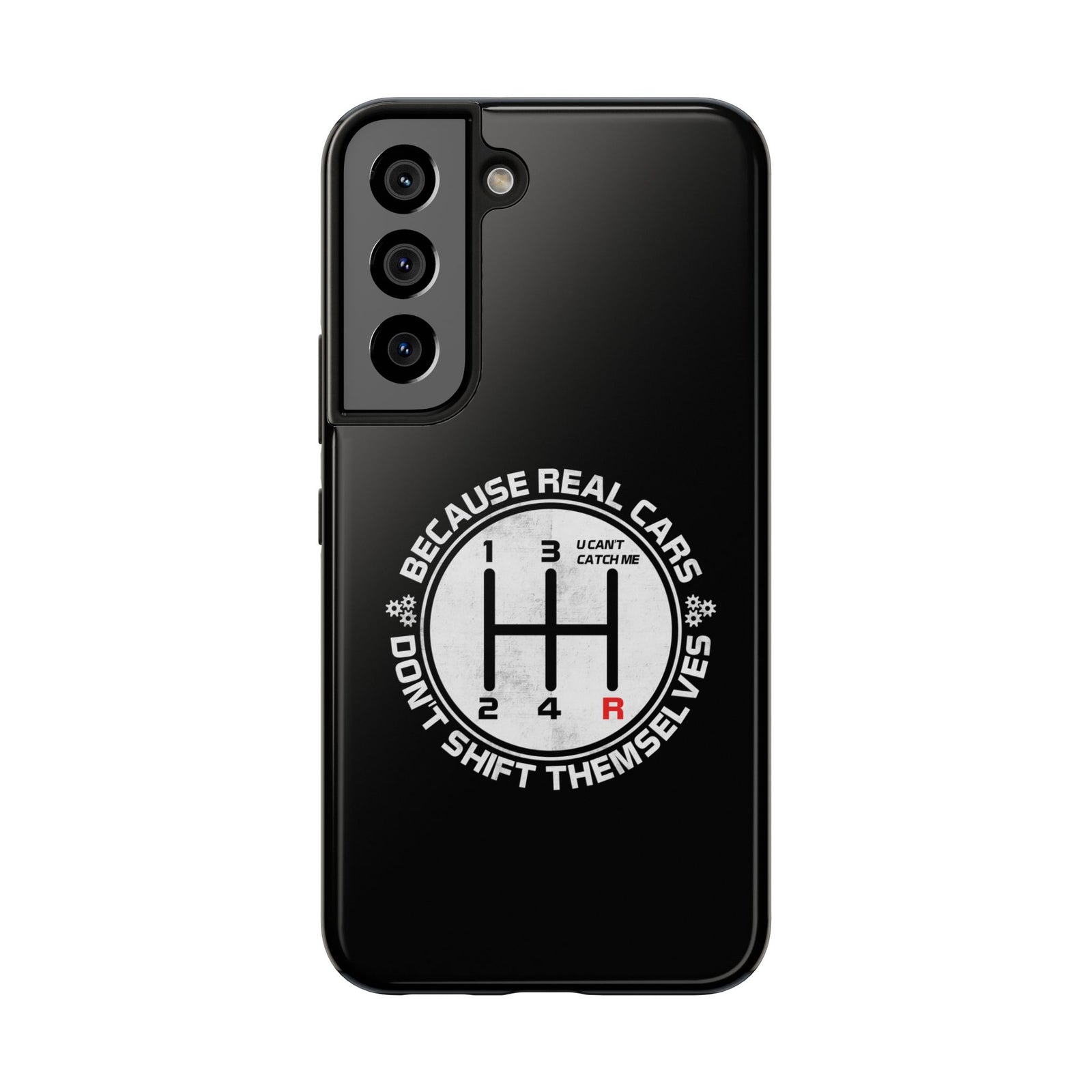 Real Cars Don't Shift Themselves Tough Phone Case | Manual Car Guy Gift