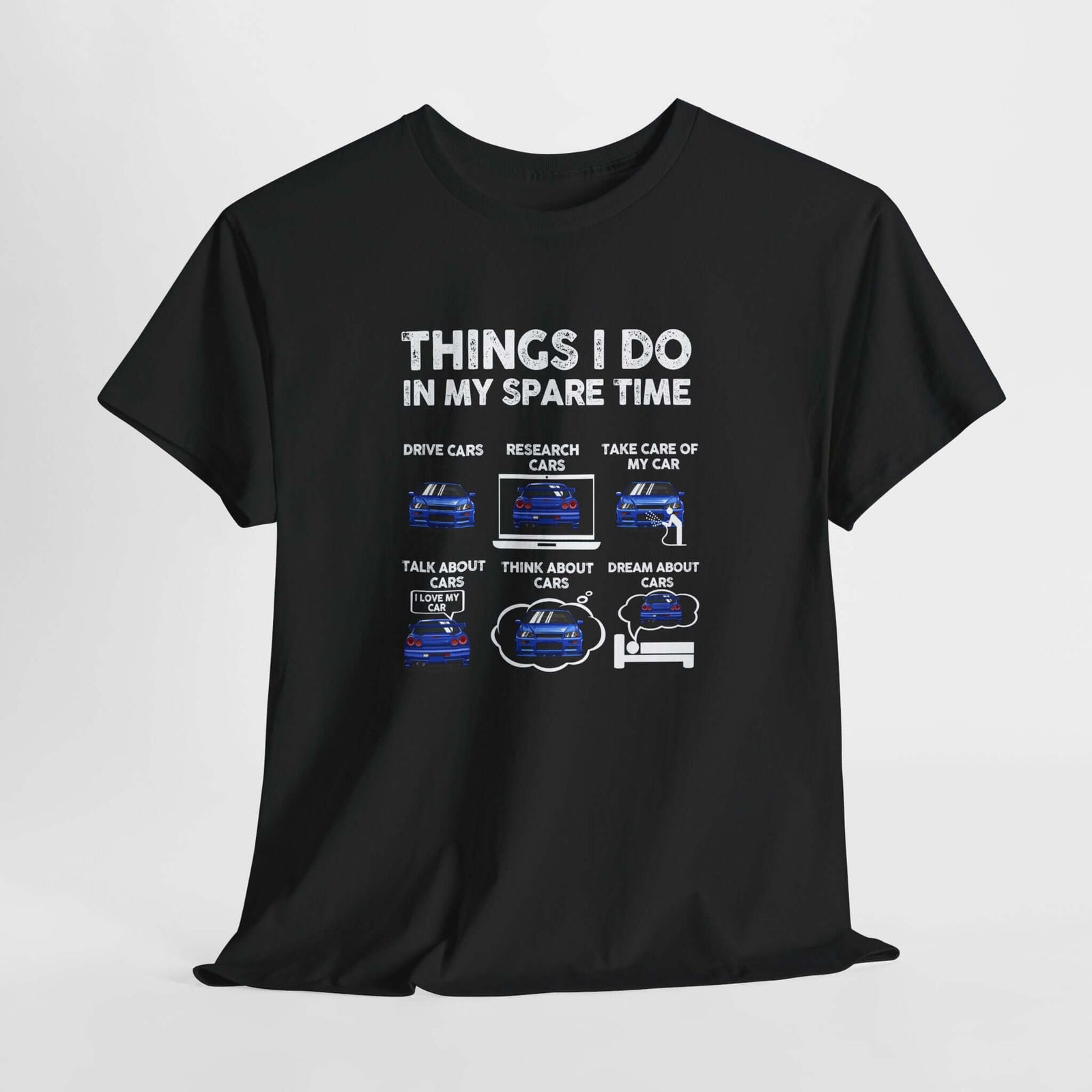 Things I Do in My Spare Time T-Shirt - JDM Car Enthusiast Shirt