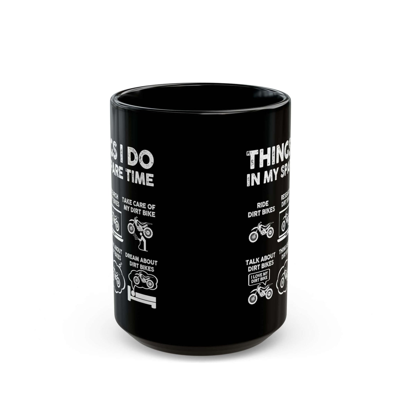 Things I Do in My Spare Time Dirt Bike Mug ceramic mug - unique gift for car lovers