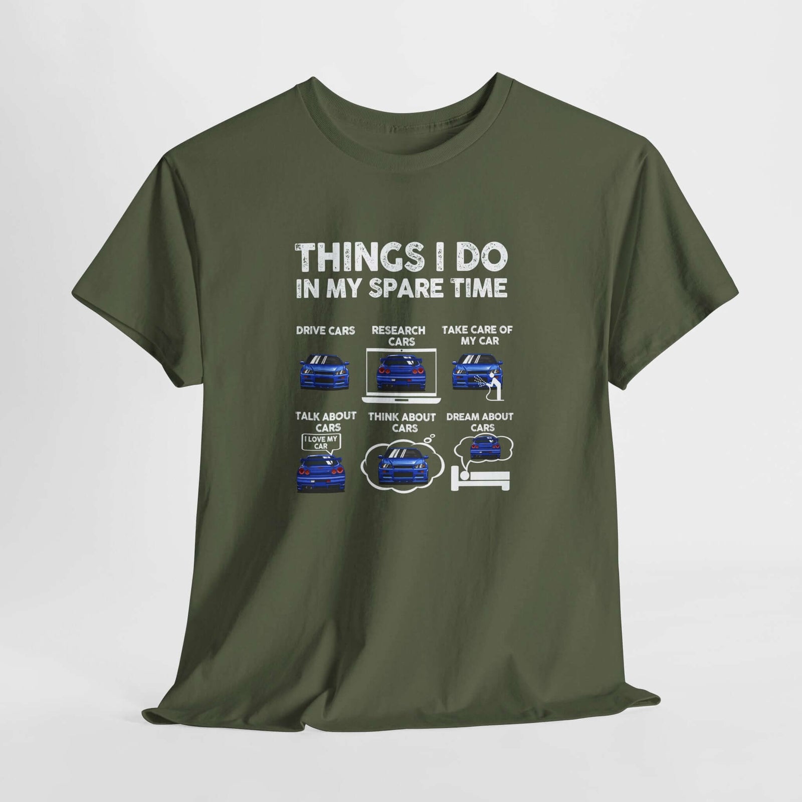 Things I Do in My Spare Time T-Shirt - JDM Car Enthusiast Shirt