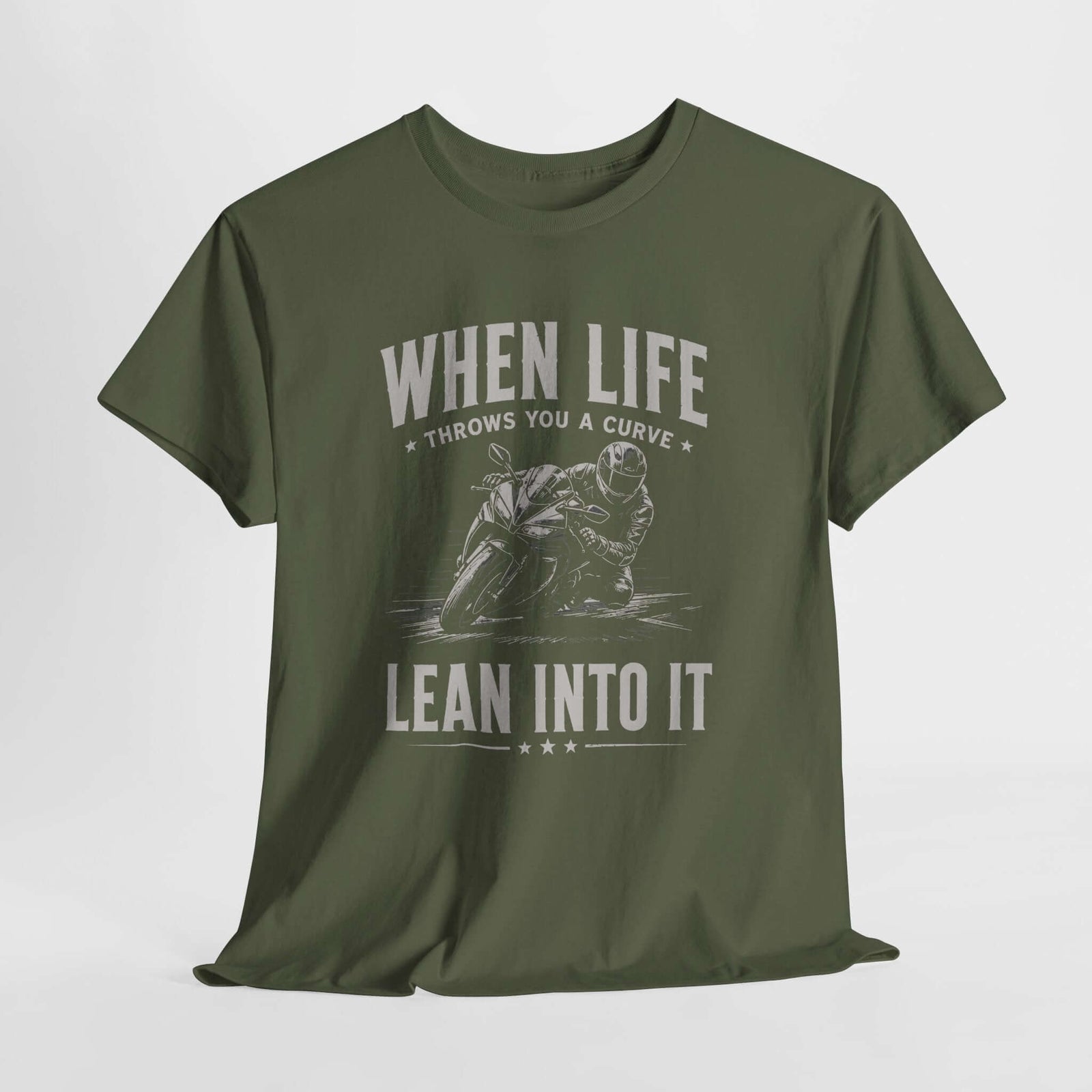 Lean Into It T-Shirt | Funny Sportbike Rider Gift Tee