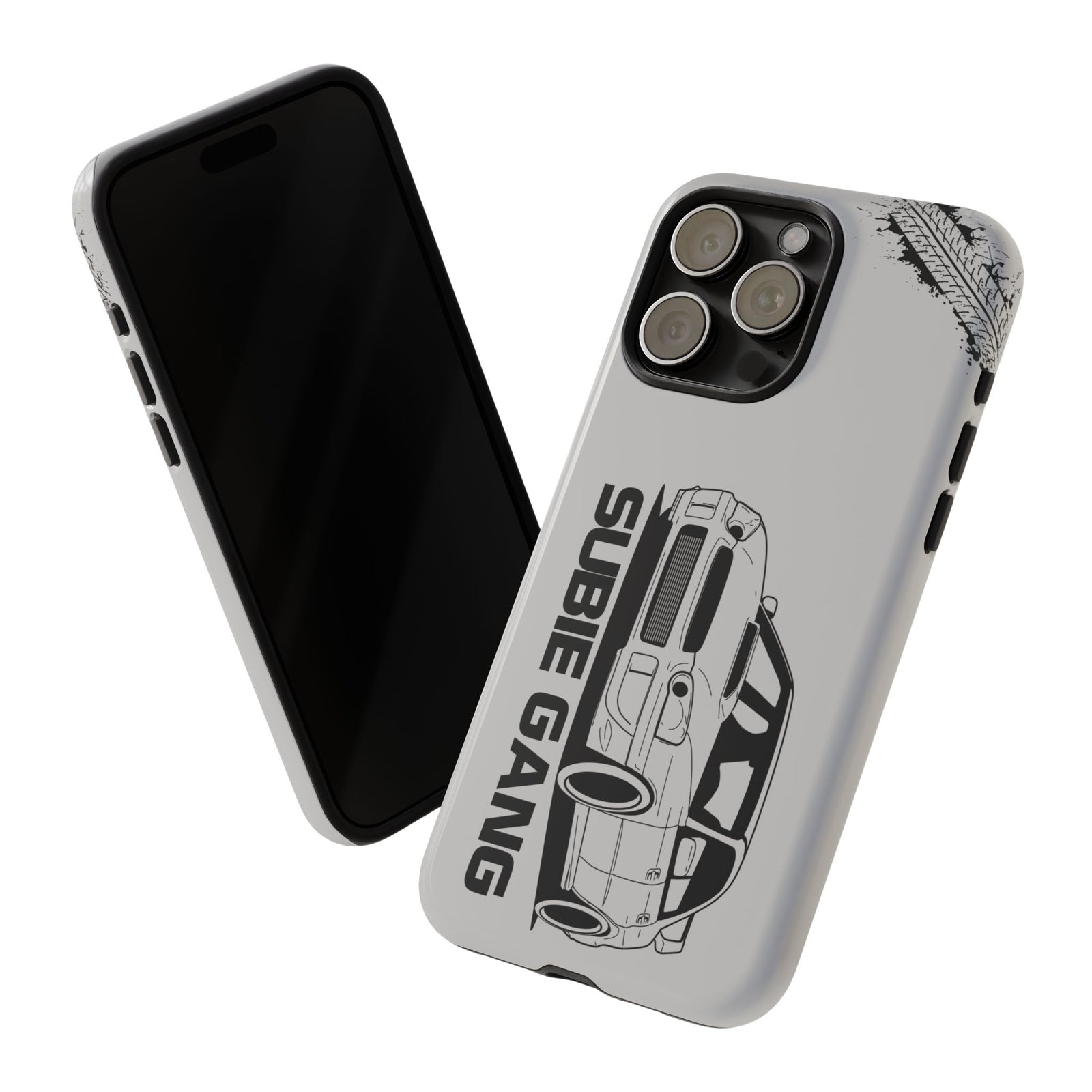 JDM Gang Tough Phone Case - iPhone 15 Pro Max, glossy, front and back view