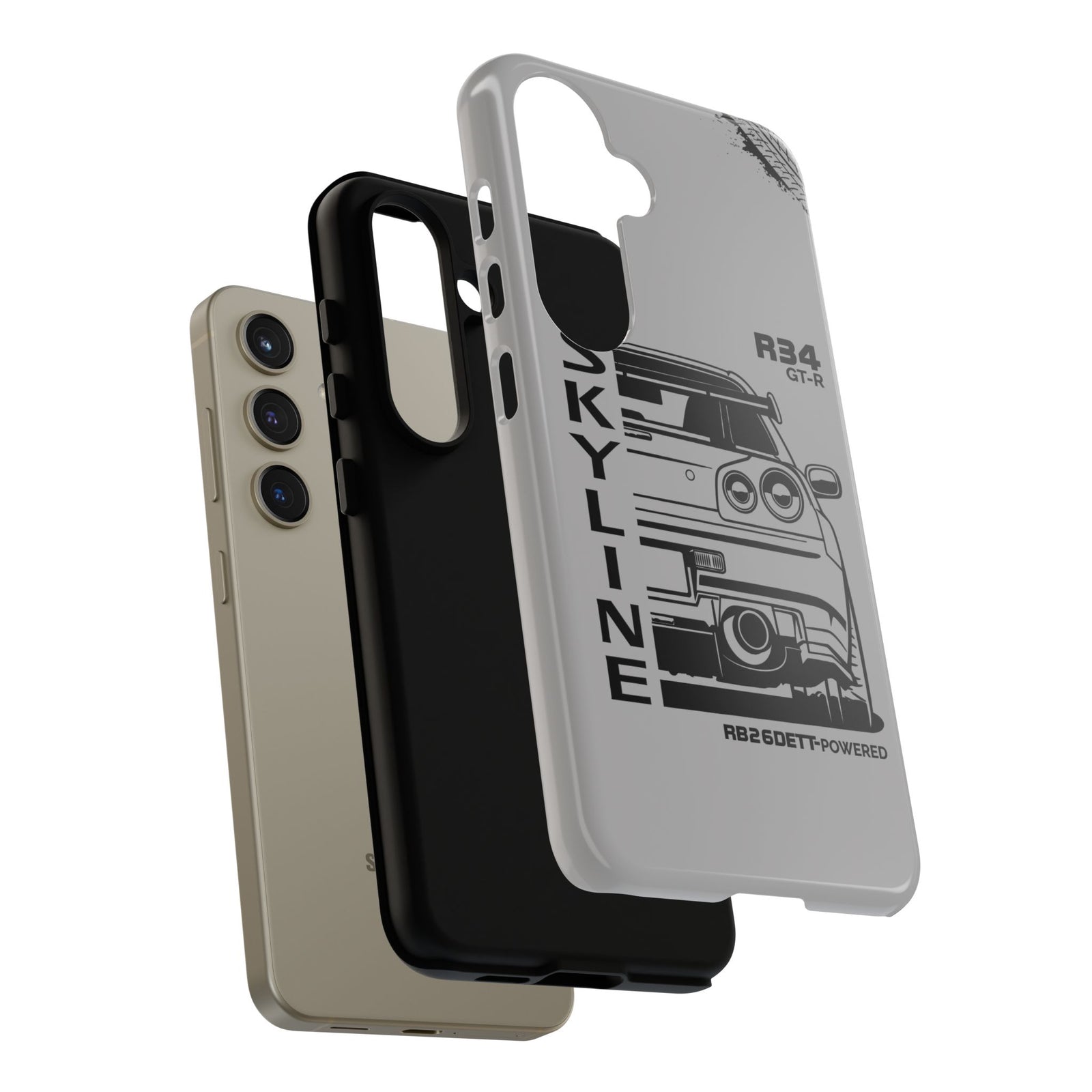 R34 Skyline GTR BNR34 Godzilla Tough Phone Case | JDM Car Gift