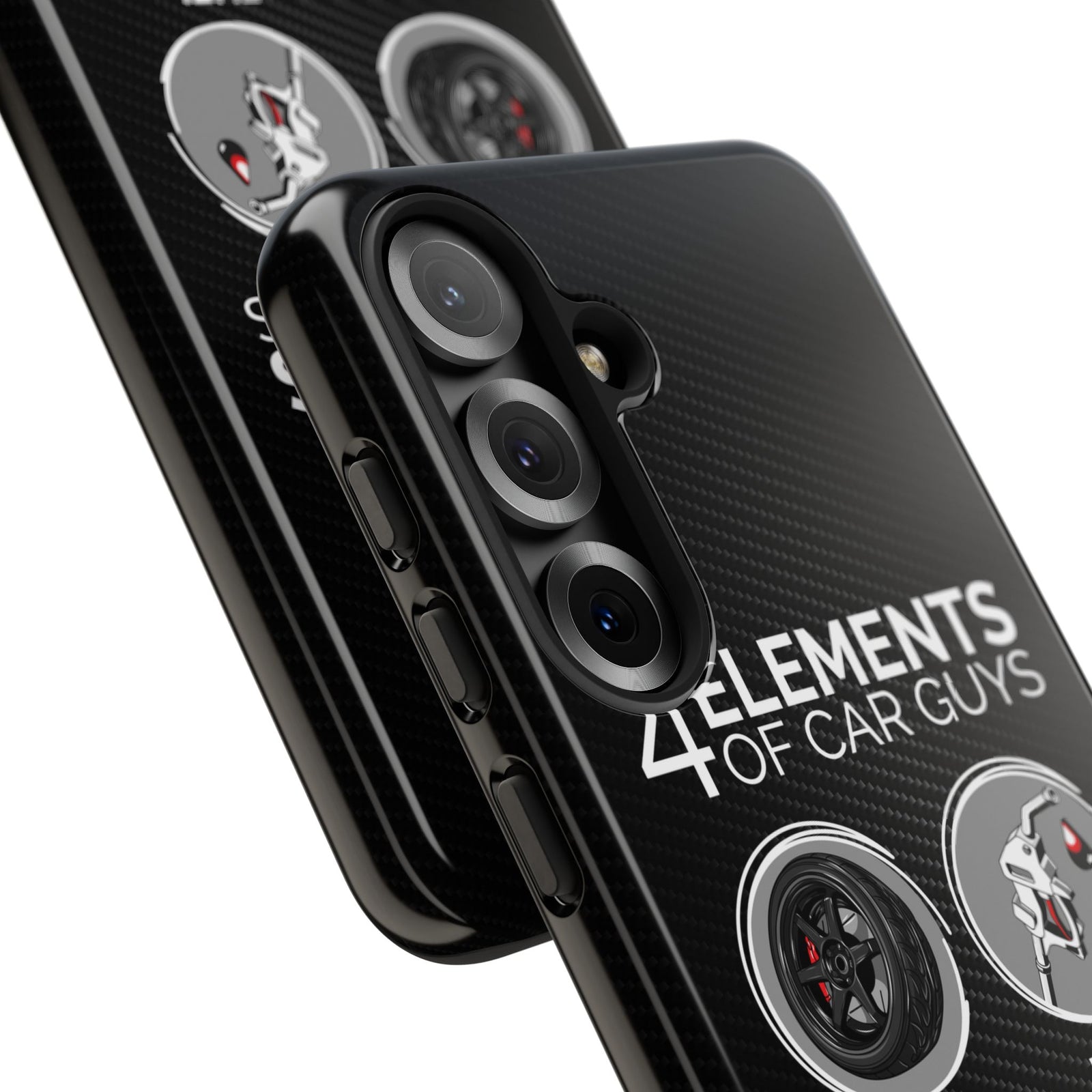 The 4 Elements of Car Guys Tough Phone Case | Funny Car Lover Gift