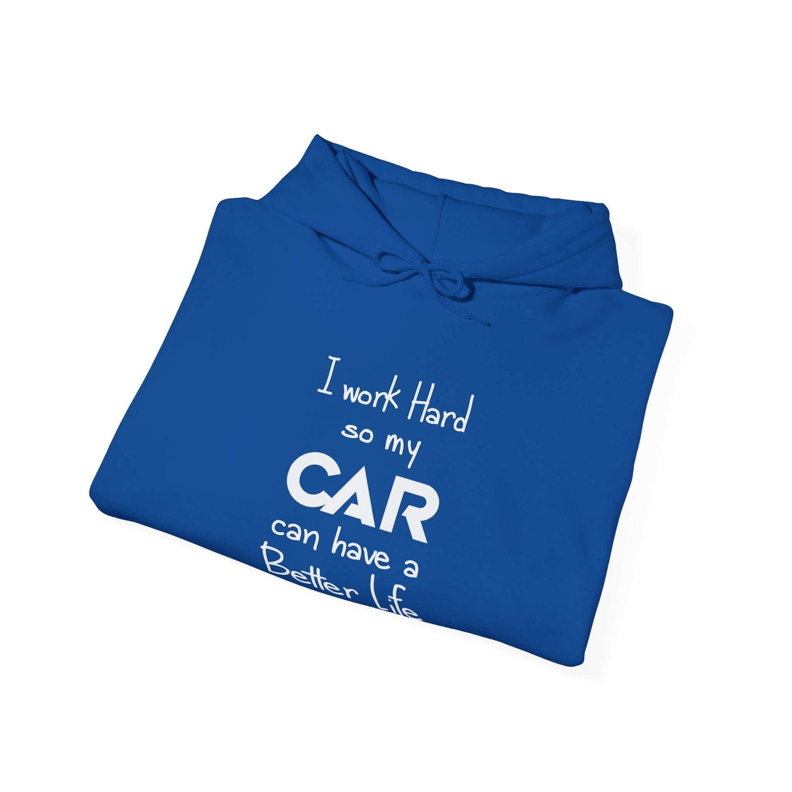 Work hard car hoodie - funny automotive sweatshirt for car lovers