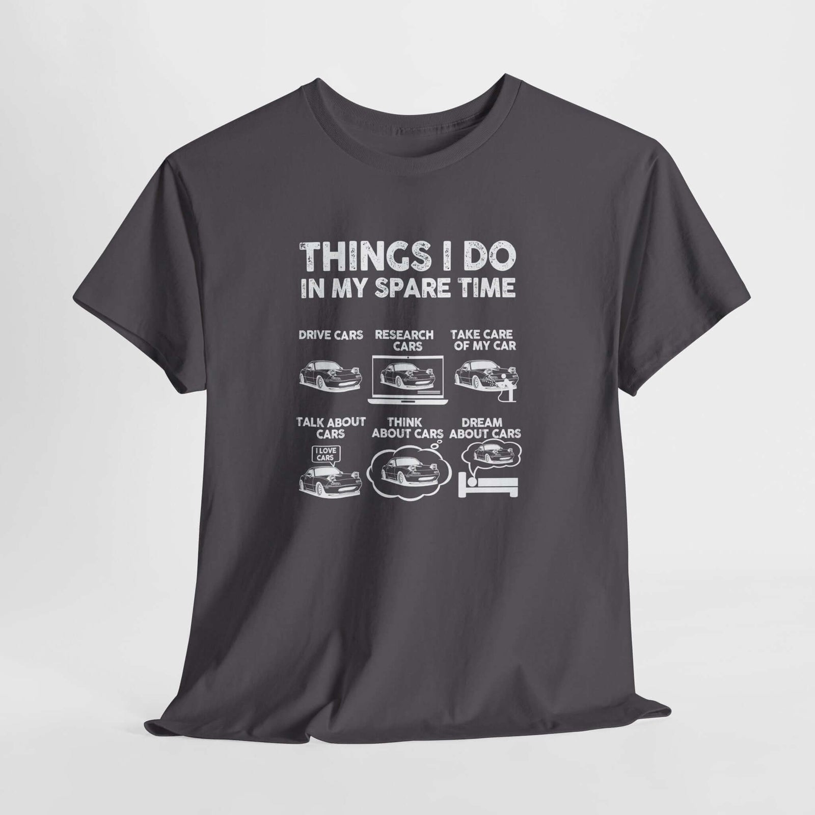 Things I Do in My Spare Time car t-shirt - car guy gift tee