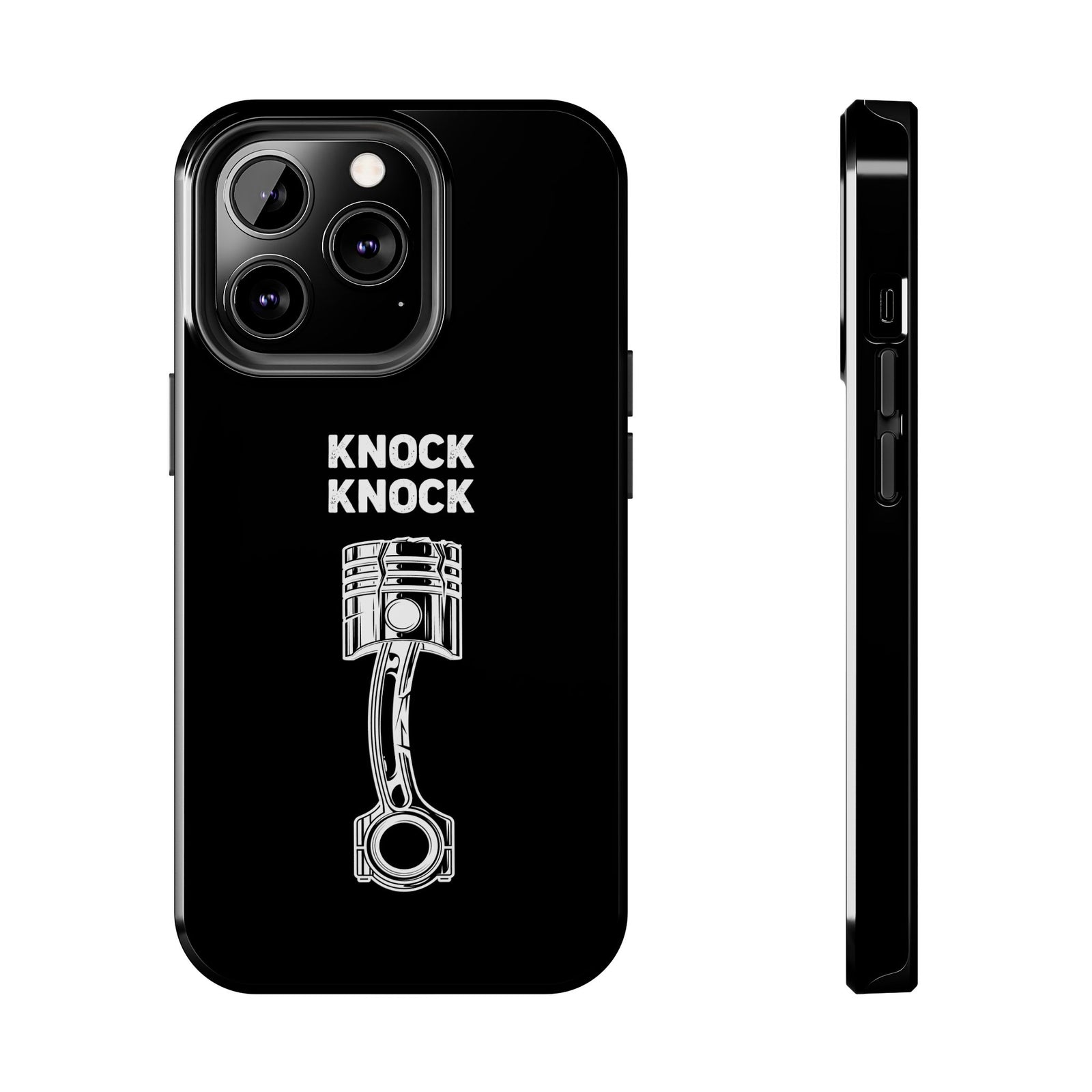 Knock Knock Broken Piston Phone Case shirt - great gift for car fans