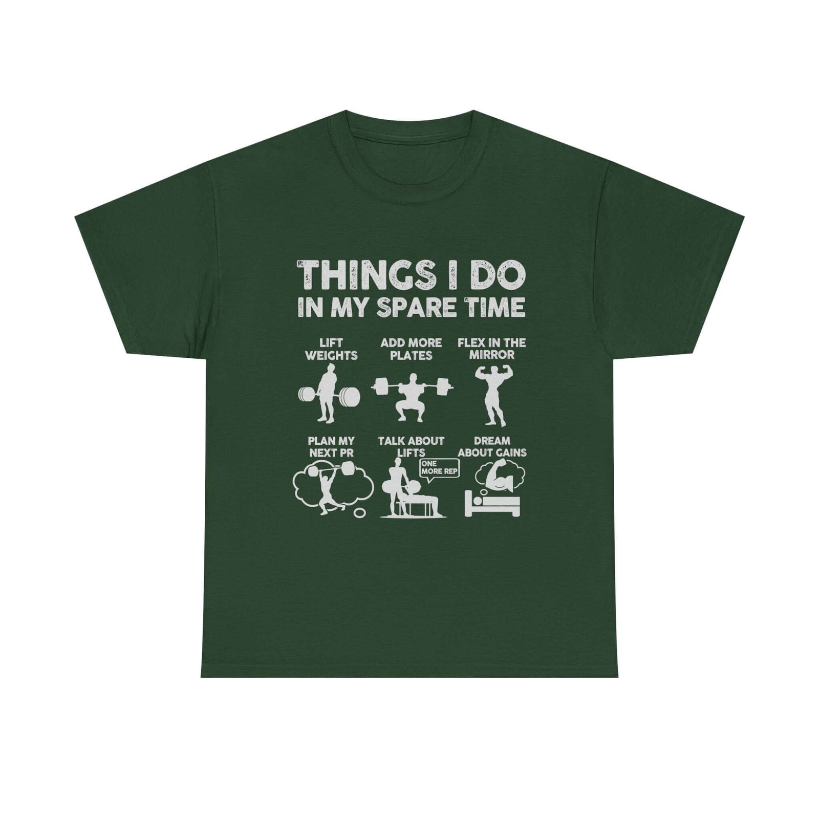 Things I Do In My Spare Time T-Shirt t-shirt flat lay - automotive gift