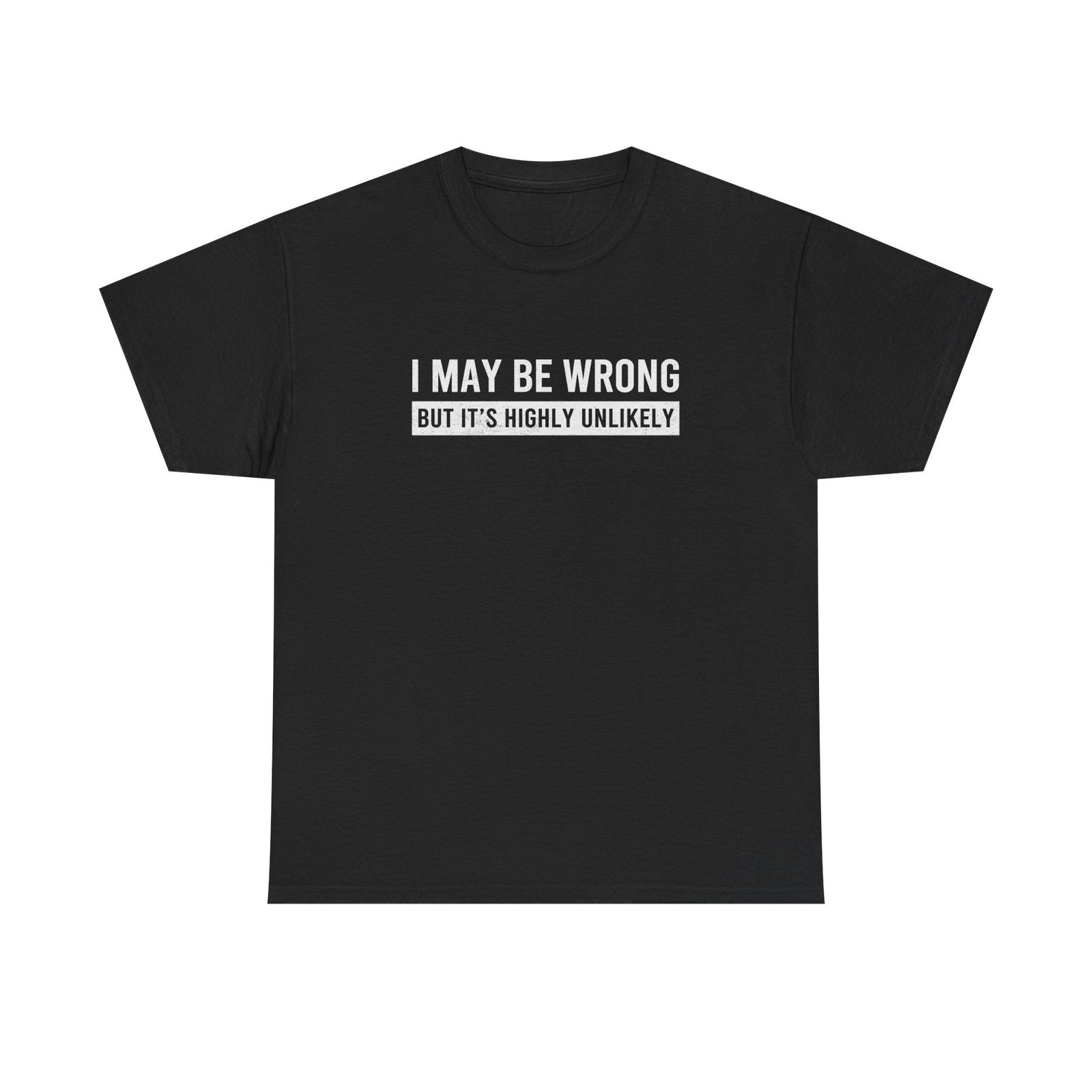 I May Be Wrong But Its Highly Unlikely funny t-shirt for mechanics and car guys