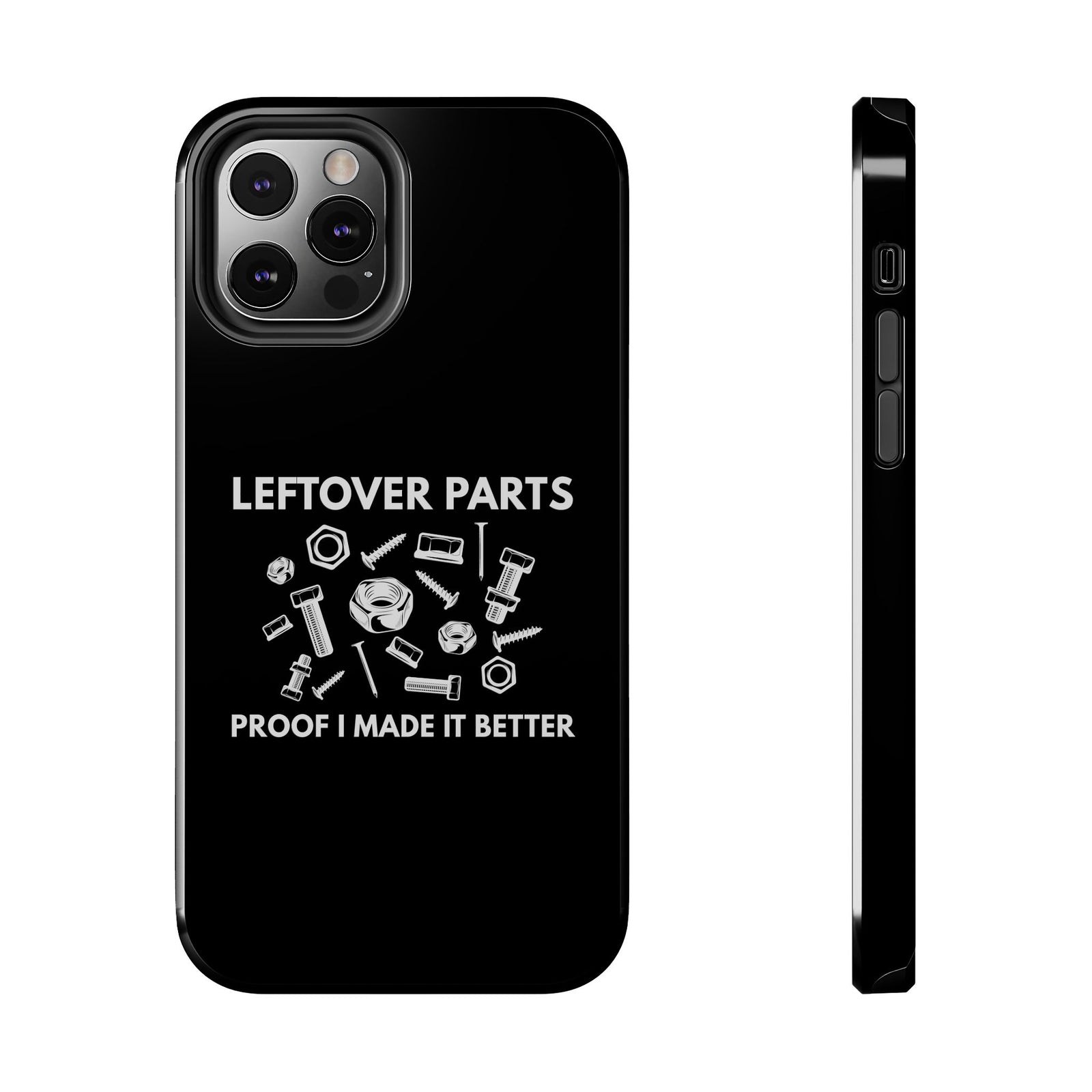 Leftover Parts Phone Case shirt color variant - car guy gift