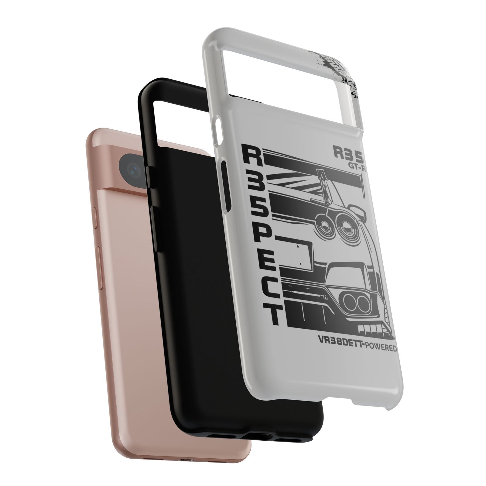 JDM Front View Tough Phone Case - Samsung Galaxy S23, glossy, dual-layer protection
