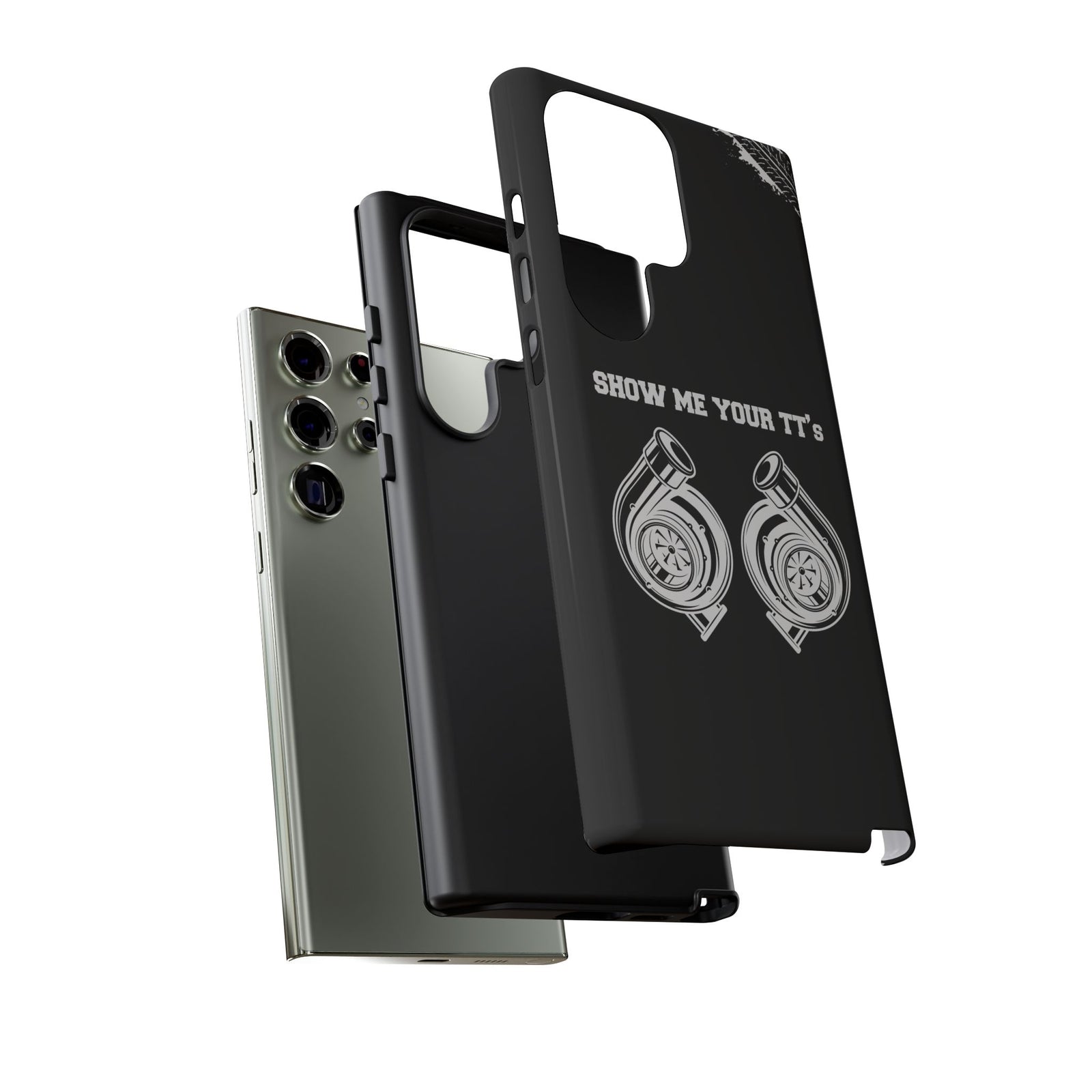 Show Me Your TTs Twin Turbo Tough Phone Case | Funny Car Guy Gift