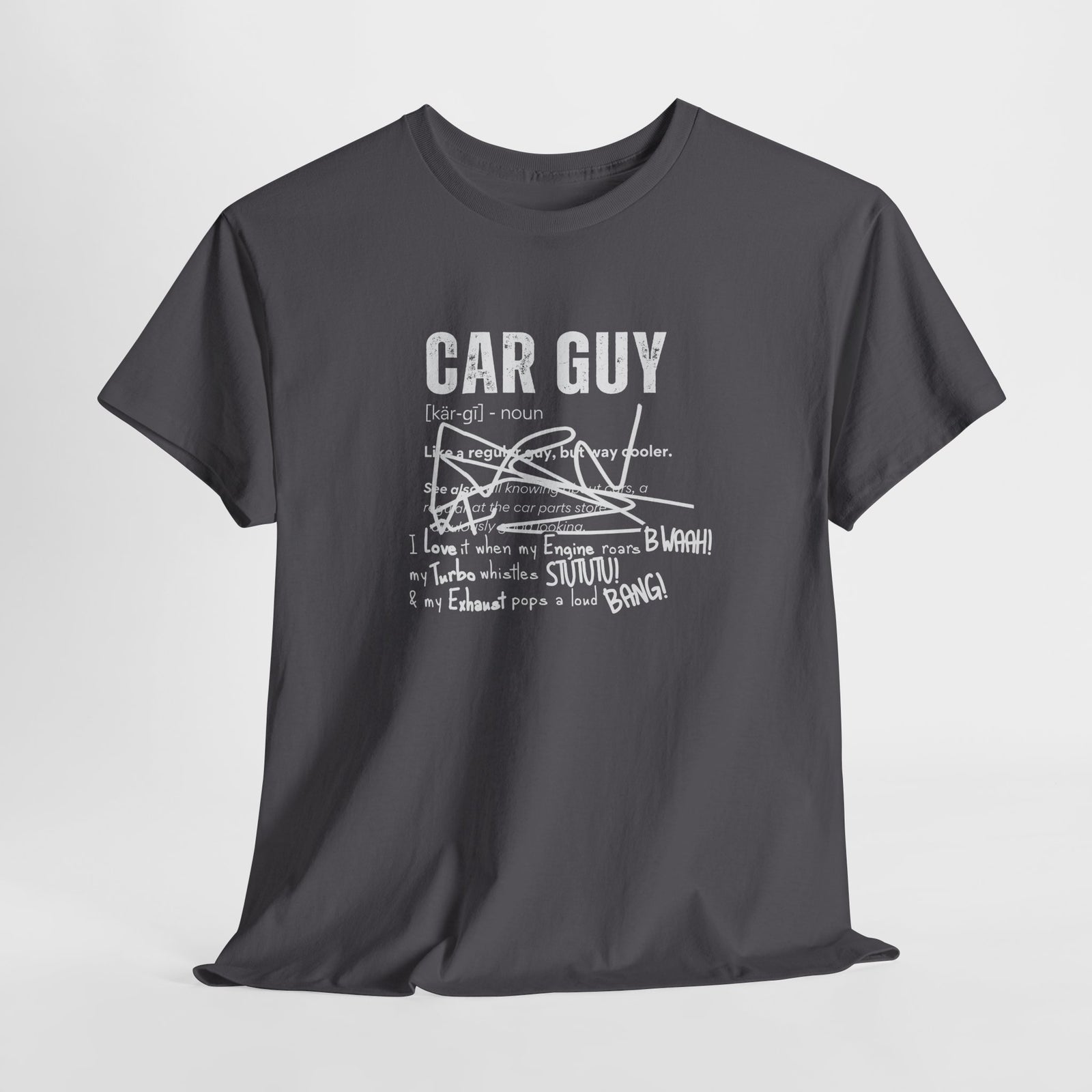 Car Guy Definition T-Shirt – Funny Cotton Car Enthusiast Tee