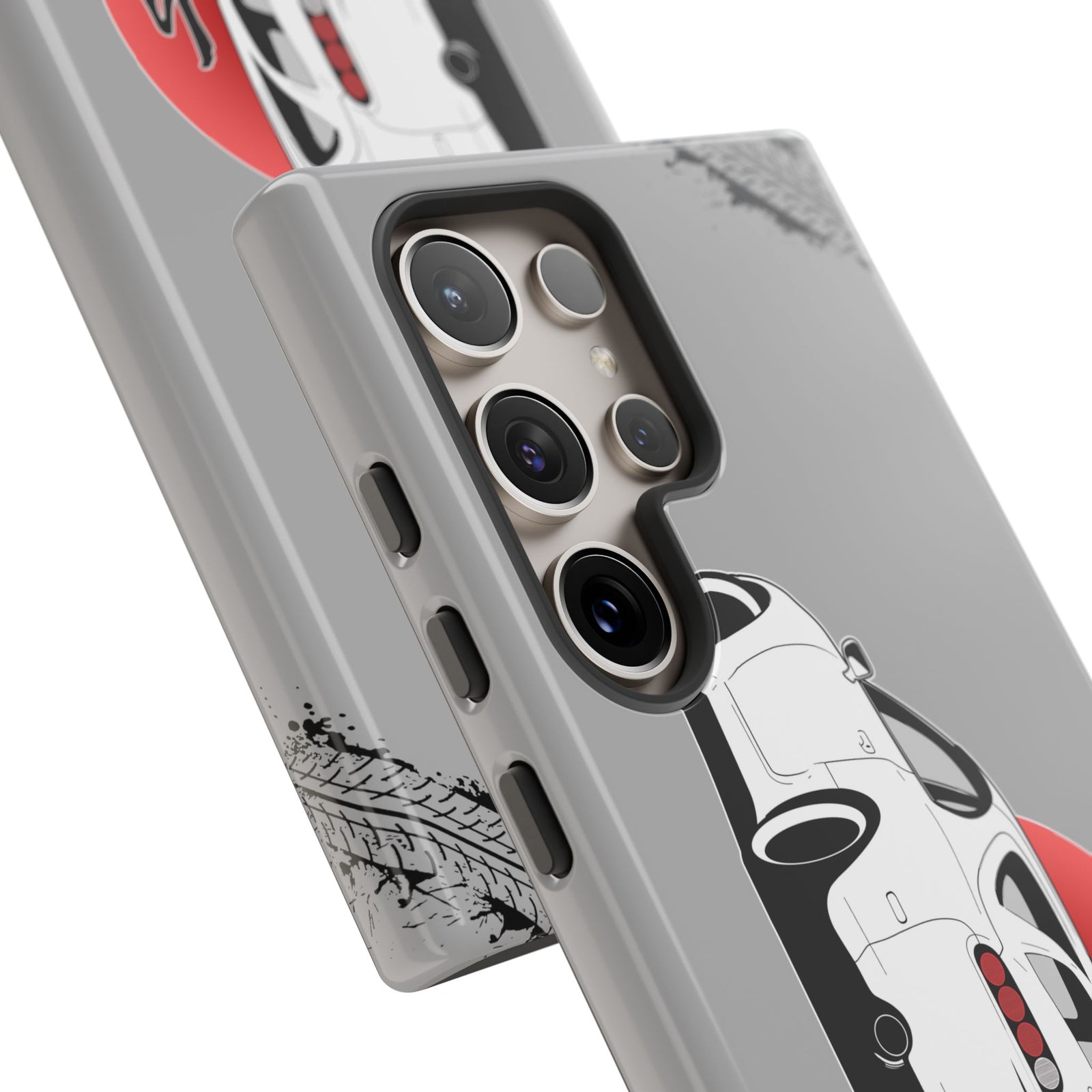 MKIV A80 Supra 2JZ Beast Tough Phone Case - Samsung Galaxy S24 Ultra, glossy, camera cutout close-up