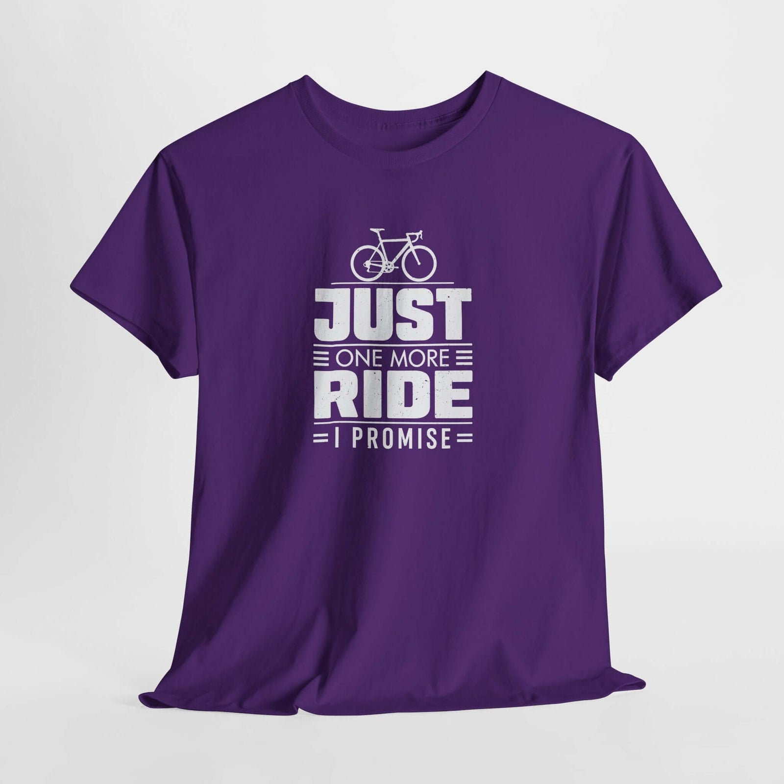 Just One More Ride t-shirt lifestyle photo | Funny cycling shirt | 365CarMods