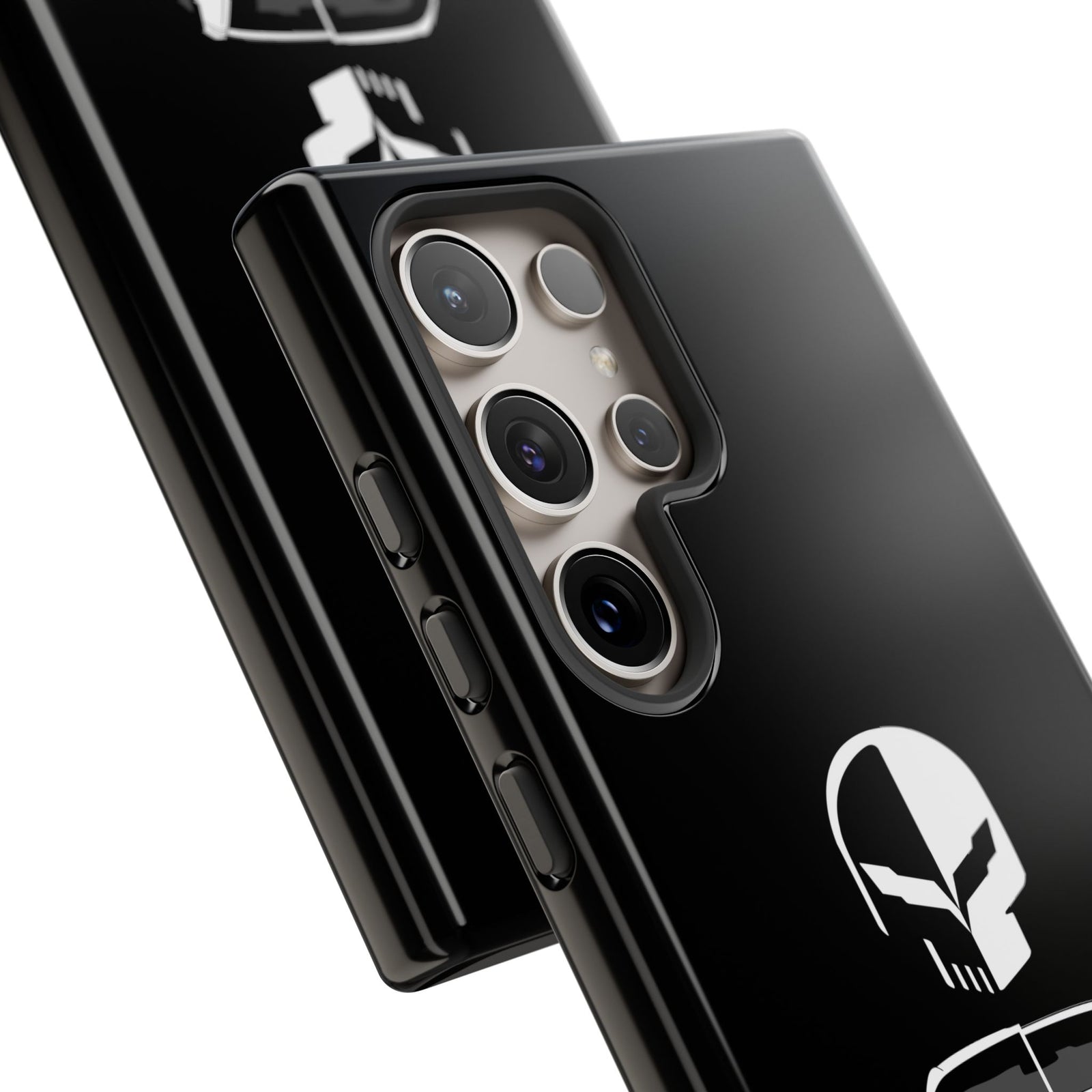 Corvette Punisher Skull Tough Phone Case | Muscle Car Guy Gift