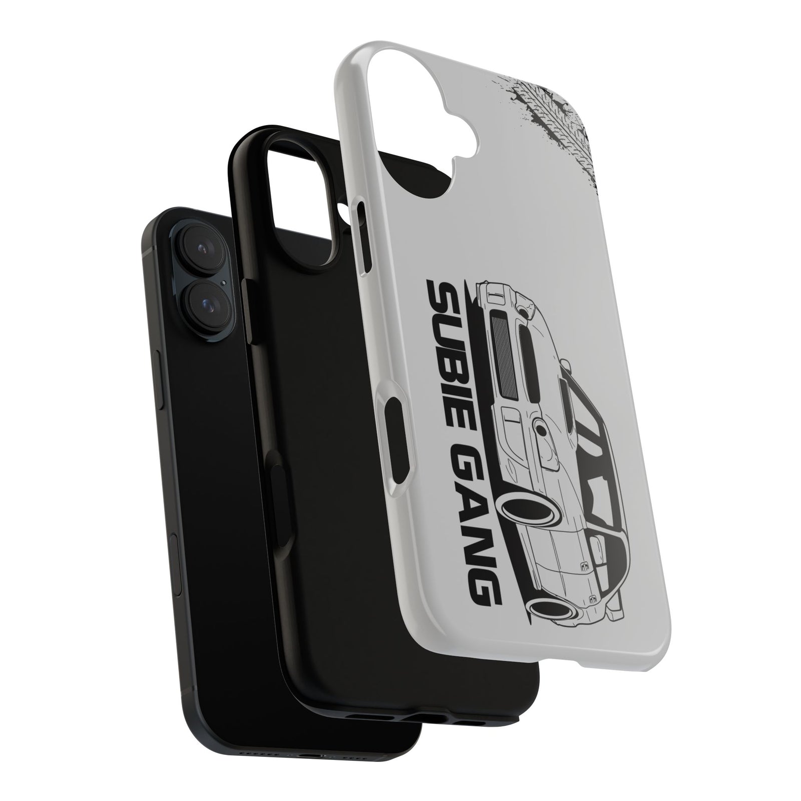 JDM Gang Tough Phone Case - iPhone 16 Plus, glossy, dual-layer protection
