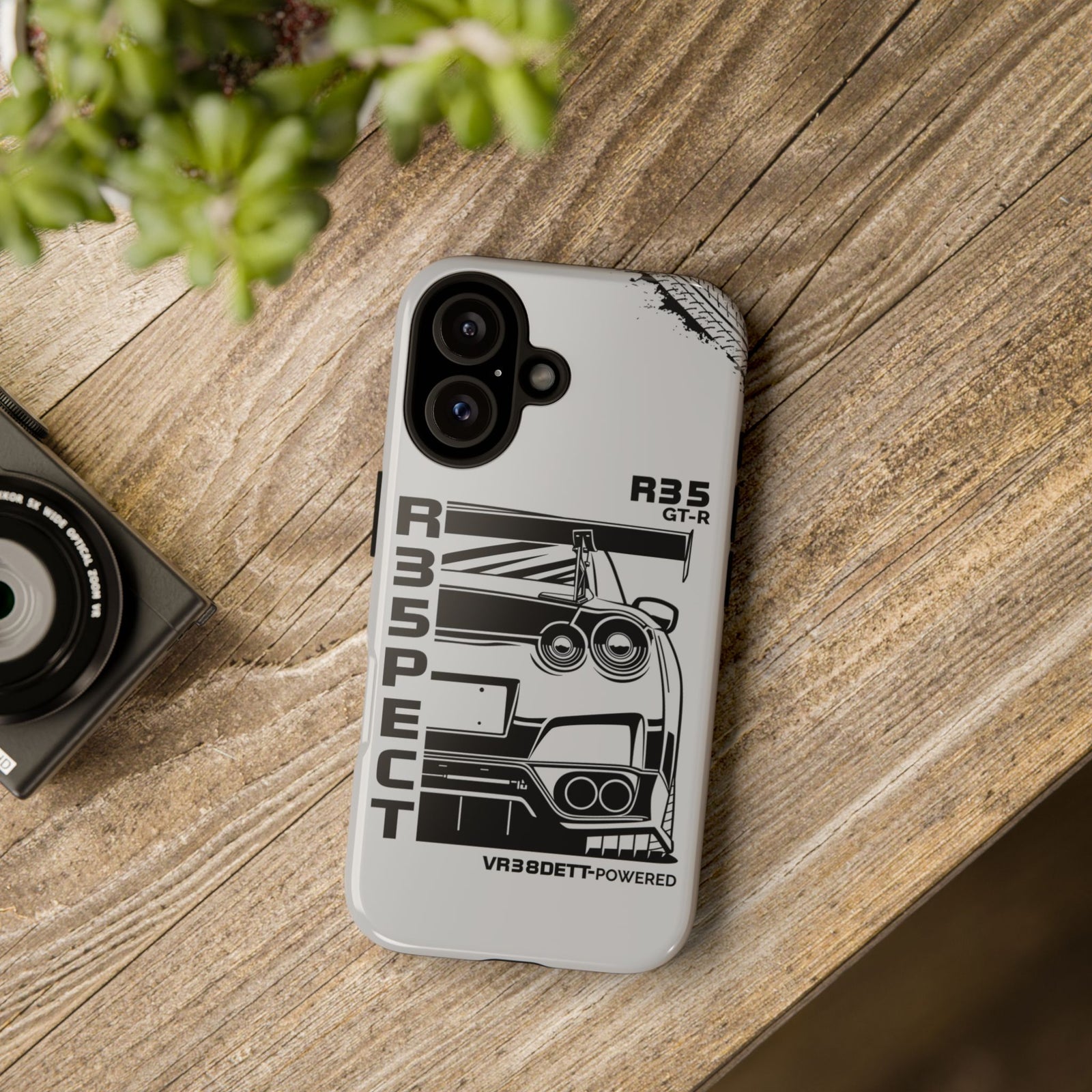 JDM Front View Tough Phone Case - Samsung Galaxy S23 Plus, glossy, dual-layer protection