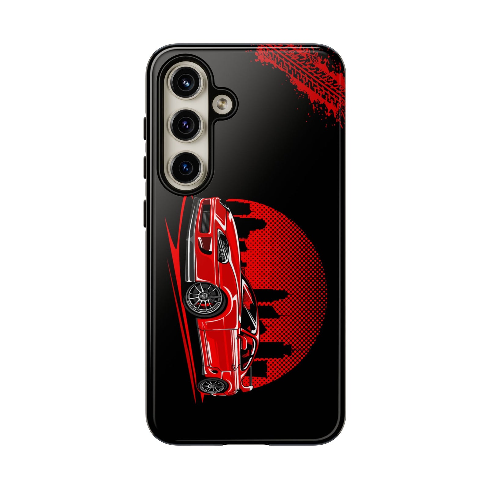 MKIV A80 Supra 2JZ Red City Tough Phone Case | JDM Car Guy Gift