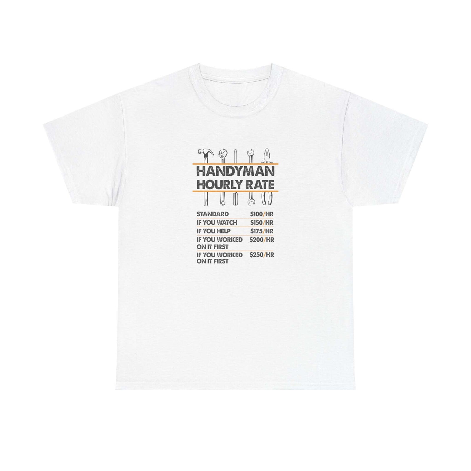 Handyman Hourly Rate T-Shirt shirt - car guy gift tee