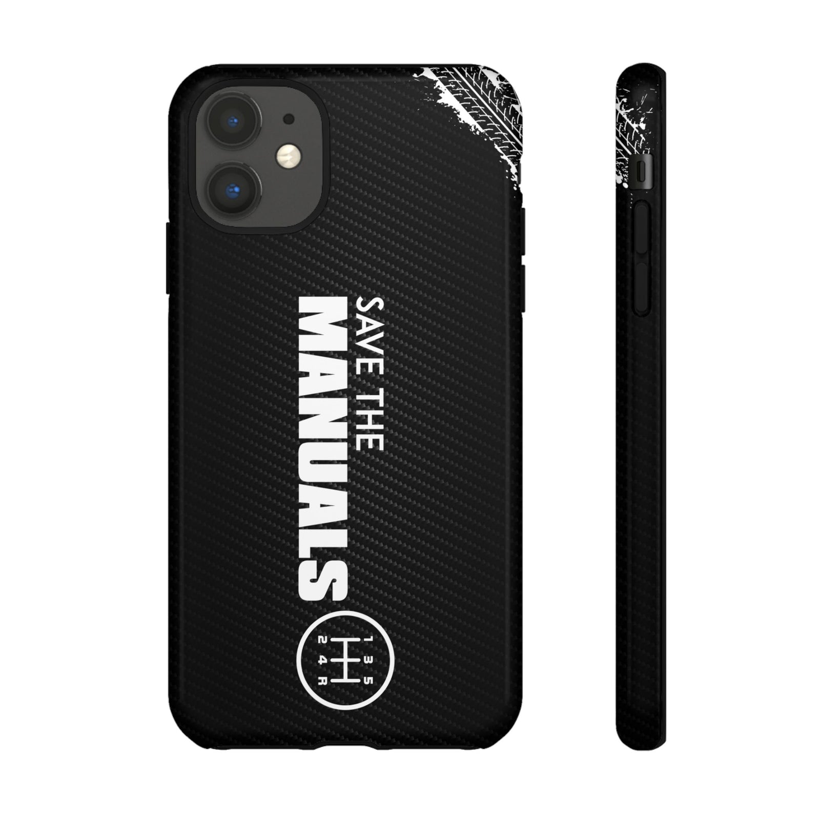 Save The Manuals Tough Phone Case | Manual Transmission Car Guy Gift