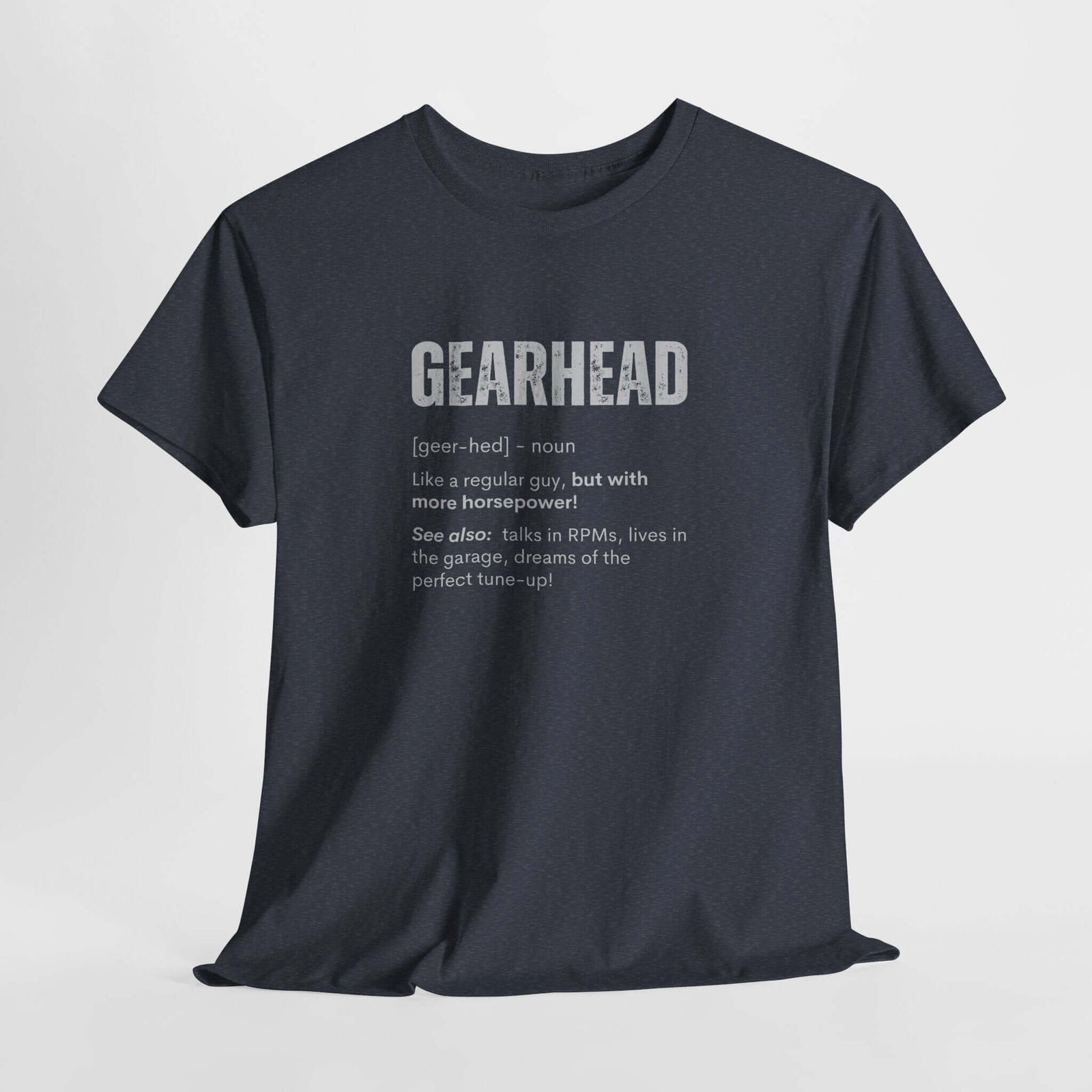 Gearhead Definition t-shirt back view | Funny car guy tee | 365CarMods