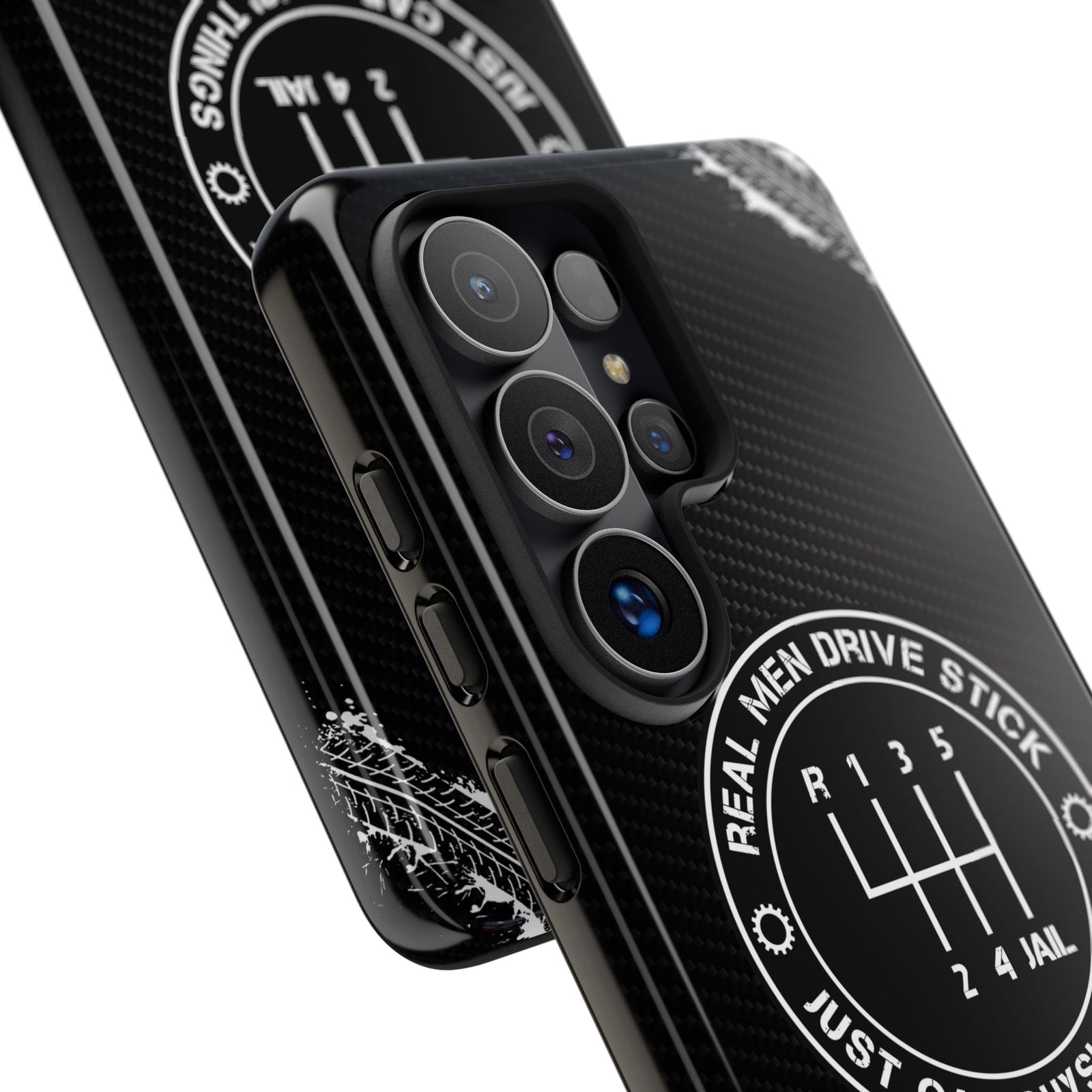 Real Men Drive Stick Manual Transmission Tough Phone Case | Car Guy Gift